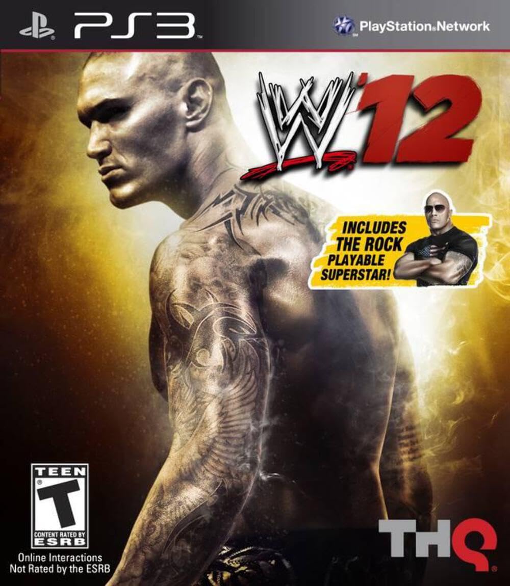 WWE '12 北米版 PS3 プレイステーション3 海外版ソフト