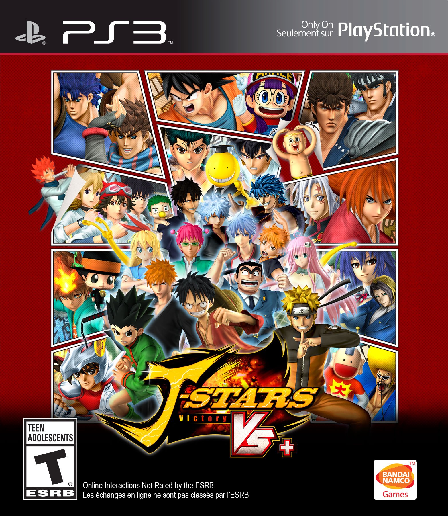 J-Stars Victory Vs+ - PlayStation 3 北米版 PS3 プレイステーション3 海外版ソフト