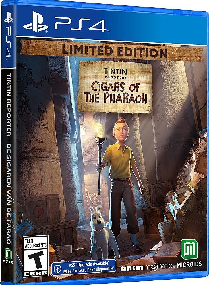 Tintin Reporter: Cigars of the Pharaoh - Limited Edition (PS4) 北米版 PS4 プレイステーション4 海外版ソフト