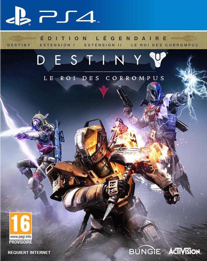 PRODUCT DETAILS 【商品情報】・商品名：Destiny: The Taken King - Legendary Edition - PlayStation 4・対応機種：PlayStation 4（PS4）・仕様：北米版（NTSC-U/C）・言語：英語【コンディション】・海外直輸入品です。・パッケージに輸送によるスレ・小傷がある場合があります。 ■ 北米版ゲームについてのご注意（必ずお読みください） 【北米版 ゲームについてのご注意】こちらの商品は、北米版（海外仕様）のゲームソフトです。・PS4のゲームディスクはリージョンフリーのため、日本国内のPS4本体でもプレイいただけます。・ゲーム内の表示および音声は英語です。日本語には対応しておりません。・追加コンテンツ（DLC）やオンライン機能のご利用には、北米（海外）アカウントが必要となる場合があります。・一部のタイトルでは、お手持ちの本体・環境により正常に動作しない場合があります。・海外版であることを理由とした返品・交換はお受けできません。 ■ ご注意 ・掲載画像は実物に近い色味になるよう調整しておりますが、ご利用の環境により差異が生じる場合があります。・複数店舗で在庫を共有しているため、ご注文後に在庫切れとなる場合がございます。・海外倉庫からのお取り寄せのため、発送までに数日〜2〜3週間程度かかる場合があります。 ■ 納期についてお届けの目安を必ずご確認ください。 ご注意 海外からの輸入品となります。海外輸送のため、外箱に軽微なスレ等がある場合がございますが、商品本体には影響ございません。 ※在庫状況は仕入先の在庫情報をもとに出来る限り正確に表示しておりますが、取寄せ商品のため、タイミングによりご注文後に欠品・キャンセルとなる場合がございます。