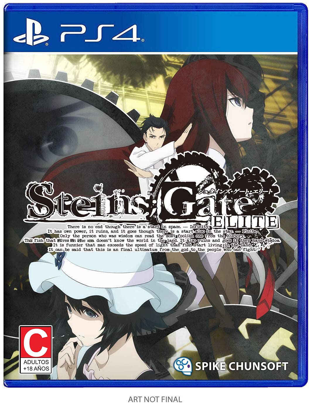 STEINS;GATE ELITE - PlayStation 4 北米版 PS4 プレイステーション4 海外版ソフト