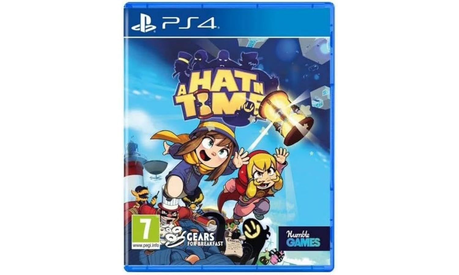 PRODUCT DETAILS 【商品情報】・商品名：A Hat in Time・対応機種：PlayStation 4（PS4）・仕様：北米版（NTSC-U/C）・言語：英語【コンディション】・海外直輸入品です。・パッケージに輸送によるスレ・小傷がある場合があります。 ■ 北米版ゲームについてのご注意（必ずお読みください） 【北米版 ゲームについてのご注意】こちらの商品は、北米版（海外仕様）のゲームソフトです。・PS4のゲームディスクはリージョンフリーのため、日本国内のPS4本体でもプレイいただけます。・ゲーム内の表示および音声は英語です。日本語には対応しておりません。・追加コンテンツ（DLC）やオンライン機能のご利用には、北米（海外）アカウントが必要となる場合があります。・一部のタイトルでは、お手持ちの本体・環境により正常に動作しない場合があります。・海外版であることを理由とした返品・交換はお受けできません。 ■ ご注意 ・掲載画像は実物に近い色味になるよう調整しておりますが、ご利用の環境により差異が生じる場合があります。・複数店舗で在庫を共有しているため、ご注文後に在庫切れとなる場合がございます。・海外倉庫からのお取り寄せのため、発送までに数日〜2〜3週間程度かかる場合があります。 ■ 納期についてお届けの目安を必ずご確認ください。 ご注意 海外からの輸入品となります。海外輸送のため、外箱に軽微なスレ等がある場合がございますが、商品本体には影響ございません。 ※在庫状況は仕入先の在庫情報をもとに出来る限り正確に表示しておりますが、取寄せ商品のため、タイミングによりご注文後に欠品・キャンセルとなる場合がございます。