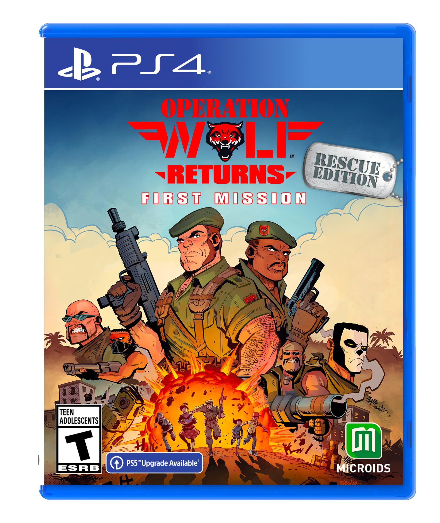 Operation Wolf Returns: First Mission - Rescue Edition (PS4) 北米版 PS4 プレイステーション4 海外版ソフト