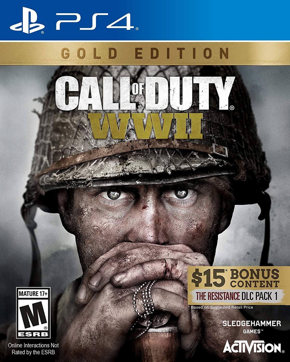 PRODUCT DETAILS 【商品情報】・商品名：Call of Duty: WWII Gold Edition - PlayStation 4・対応機種：PlayStation 4（PS4）・仕様：北米版（NTSC-U/C）・言語：英語【コンディション】・海外直輸入品です。・パッケージに輸送によるスレ・小傷がある場合があります。 ■ 北米版ゲームについてのご注意（必ずお読みください） 【北米版 ゲームについてのご注意】こちらの商品は、北米版（海外仕様）のゲームソフトです。・PS4のゲームディスクはリージョンフリーのため、日本国内のPS4本体でもプレイいただけます。・ゲーム内の表示および音声は英語です。日本語には対応しておりません。・追加コンテンツ（DLC）やオンライン機能のご利用には、北米（海外）アカウントが必要となる場合があります。・一部のタイトルでは、お手持ちの本体・環境により正常に動作しない場合があります。・海外版であることを理由とした返品・交換はお受けできません。 ■ ご注意 ・掲載画像は実物に近い色味になるよう調整しておりますが、ご利用の環境により差異が生じる場合があります。・複数店舗で在庫を共有しているため、ご注文後に在庫切れとなる場合がございます。・海外倉庫からのお取り寄せのため、発送までに数日〜2〜3週間程度かかる場合があります。 ■ 納期についてお届けの目安を必ずご確認ください。 ご注意 海外からの輸入品となります。海外輸送のため、外箱に軽微なスレ等がある場合がございますが、商品本体には影響ございません。 ※在庫状況は仕入先の在庫情報をもとに出来る限り正確に表示しておりますが、取寄せ商品のため、タイミングによりご注文後に欠品・キャンセルとなる場合がございます。