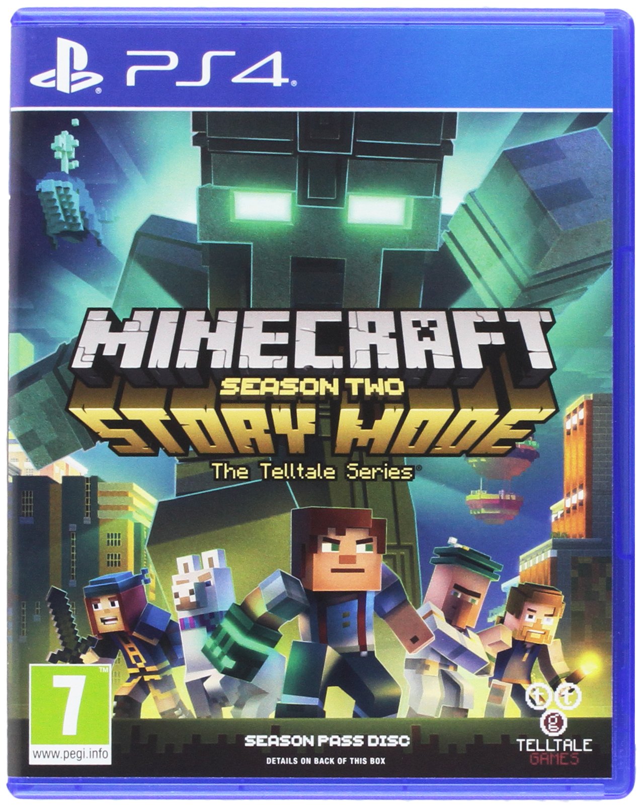 PRODUCT DETAILS 【商品情報】・商品名：Minecraft Story Mode - Season 2 Pass Disc (PS4)・対応機種：PlayStation 4（PS4）・仕様：北米版（NTSC-U/C）・言語：英語【コンディション】・海外直輸入品です。・パッケージに輸送によるスレ・小傷がある場合があります。 ■ 北米版ゲームについてのご注意（必ずお読みください） 【北米版 ゲームについてのご注意】こちらの商品は、北米版（海外仕様）のゲームソフトです。・PS4のゲームディスクはリージョンフリーのため、日本国内のPS4本体でもプレイいただけます。・ゲーム内の表示および音声は英語です。日本語には対応しておりません。・追加コンテンツ（DLC）やオンライン機能のご利用には、北米（海外）アカウントが必要となる場合があります。・一部のタイトルでは、お手持ちの本体・環境により正常に動作しない場合があります。・海外版であることを理由とした返品・交換はお受けできません。 ■ ご注意 ・掲載画像は実物に近い色味になるよう調整しておりますが、ご利用の環境により差異が生じる場合があります。・複数店舗で在庫を共有しているため、ご注文後に在庫切れとなる場合がございます。・海外倉庫からのお取り寄せのため、発送までに数日〜2〜3週間程度かかる場合があります。 ■ 納期についてお届けの目安を必ずご確認ください。 ご注意 海外からの輸入品となります。海外輸送のため、外箱に軽微なスレ等がある場合がございますが、商品本体には影響ございません。 ※在庫状況は仕入先の在庫情報をもとに出来る限り正確に表示しておりますが、取寄せ商品のため、タイミングによりご注文後に欠品・キャンセルとなる場合がございます。