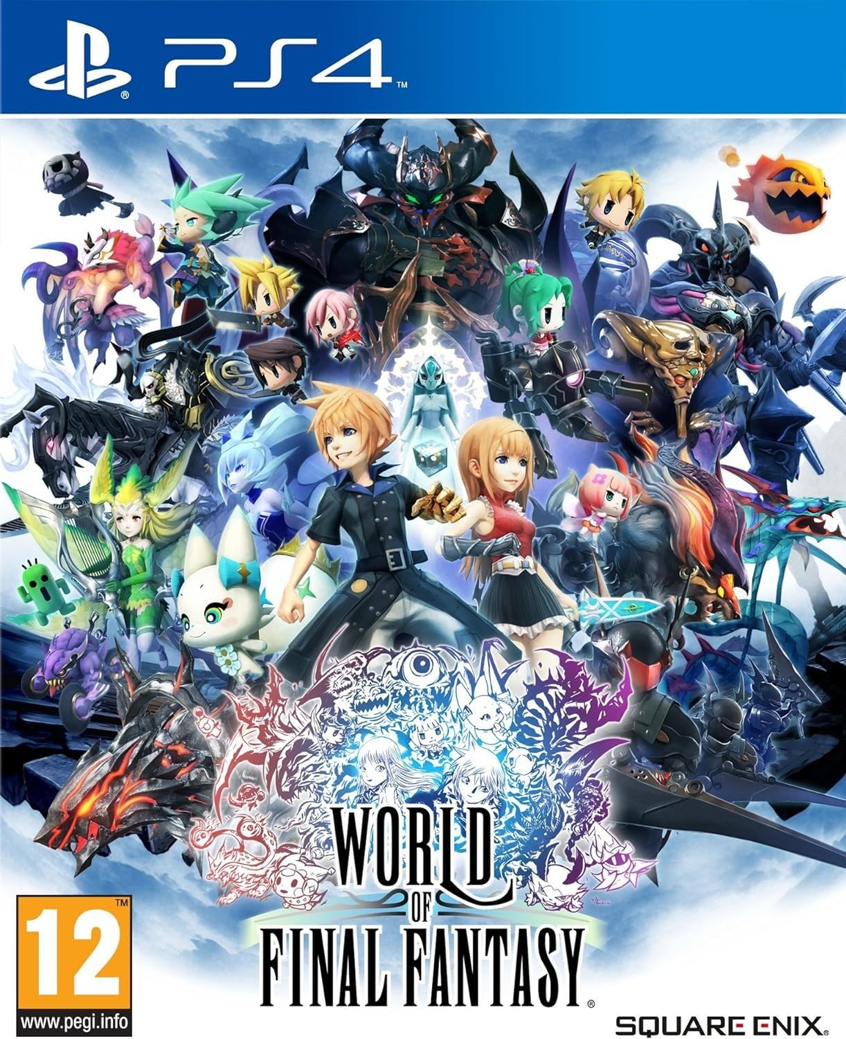 World of Final Fantasy (PS4) 北米版 PS4 プレイステーション4 海外版ソフト