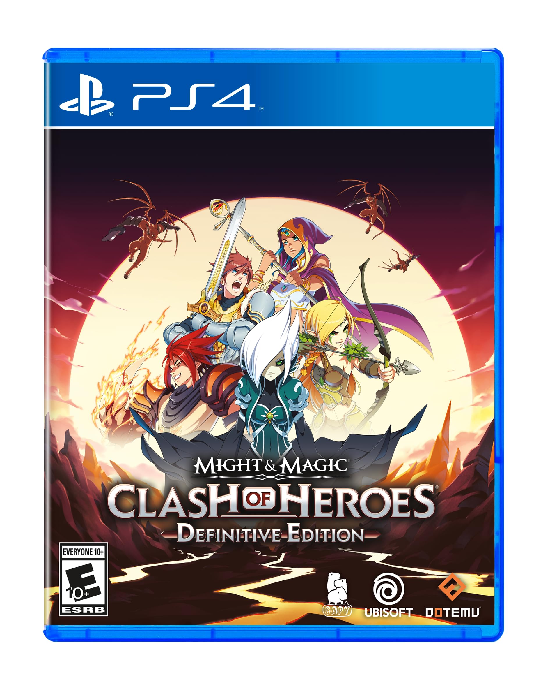 PRODUCT DETAILS 【商品情報】・商品名：Might & Magic: Clash of Heroes: Definitive Edition - PlayStation 4・対応機種：PlayStation 4（PS4）・仕様：北米版（NTSC-U/C）・言語：英語【コンディション】・海外直輸入品です。・パッケージに輸送によるスレ・小傷がある場合があります。 ■ 北米版ゲームについてのご注意（必ずお読みください） 【北米版 ゲームについてのご注意】こちらの商品は、北米版（海外仕様）のゲームソフトです。・PS4のゲームディスクはリージョンフリーのため、日本国内のPS4本体でもプレイいただけます。・ゲーム内の表示および音声は英語です。日本語には対応しておりません。・追加コンテンツ（DLC）やオンライン機能のご利用には、北米（海外）アカウントが必要となる場合があります。・一部のタイトルでは、お手持ちの本体・環境により正常に動作しない場合があります。・海外版であることを理由とした返品・交換はお受けできません。 ■ ご注意 ・掲載画像は実物に近い色味になるよう調整しておりますが、ご利用の環境により差異が生じる場合があります。・複数店舗で在庫を共有しているため、ご注文後に在庫切れとなる場合がございます。・海外倉庫からのお取り寄せのため、発送までに数日〜2〜3週間程度かかる場合があります。 ■ 納期についてお届けの目安を必ずご確認ください。 ご注意 海外からの輸入品となります。海外輸送のため、外箱に軽微なスレ等がある場合がございますが、商品本体には影響ございません。 ※在庫状況は仕入先の在庫情報をもとに出来る限り正確に表示しておりますが、取寄せ商品のため、タイミングによりご注文後に欠品・キャンセルとなる場合がございます。