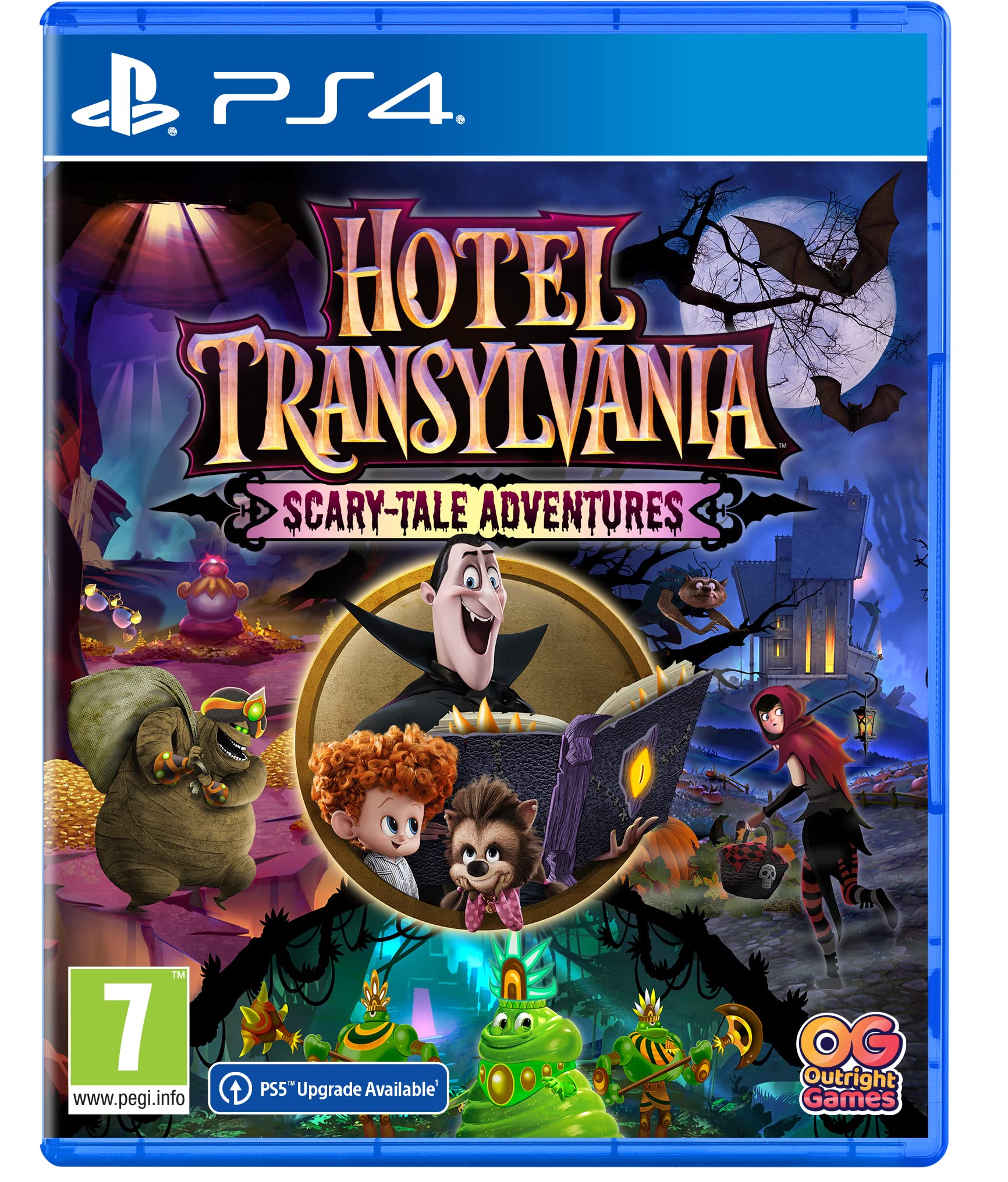 PRODUCT DETAILS 【商品情報】・商品名：Hotel Transylvania: Scary Tale Adventures (PS4)・対応機種：PlayStation 4（PS4）・仕様：北米版（NTSC-U/C）・言語：英語【コンディション】・海外直輸入品です。・パッケージに輸送によるスレ・小傷がある場合があります。 ■ 北米版ゲームについてのご注意（必ずお読みください） 【北米版 ゲームについてのご注意】こちらの商品は、北米版（海外仕様）のゲームソフトです。・PS4のゲームディスクはリージョンフリーのため、日本国内のPS4本体でもプレイいただけます。・ゲーム内の表示および音声は英語です。日本語には対応しておりません。・追加コンテンツ（DLC）やオンライン機能のご利用には、北米（海外）アカウントが必要となる場合があります。・一部のタイトルでは、お手持ちの本体・環境により正常に動作しない場合があります。・海外版であることを理由とした返品・交換はお受けできません。 ■ ご注意 ・掲載画像は実物に近い色味になるよう調整しておりますが、ご利用の環境により差異が生じる場合があります。・複数店舗で在庫を共有しているため、ご注文後に在庫切れとなる場合がございます。・海外倉庫からのお取り寄せのため、発送までに数日〜2〜3週間程度かかる場合があります。 ■ 納期についてお届けの目安を必ずご確認ください。 ご注意 海外からの輸入品となります。海外輸送のため、外箱に軽微なスレ等がある場合がございますが、商品本体には影響ございません。 ※在庫状況は仕入先の在庫情報をもとに出来る限り正確に表示しておりますが、取寄せ商品のため、タイミングによりご注文後に欠品・キャンセルとなる場合がございます。