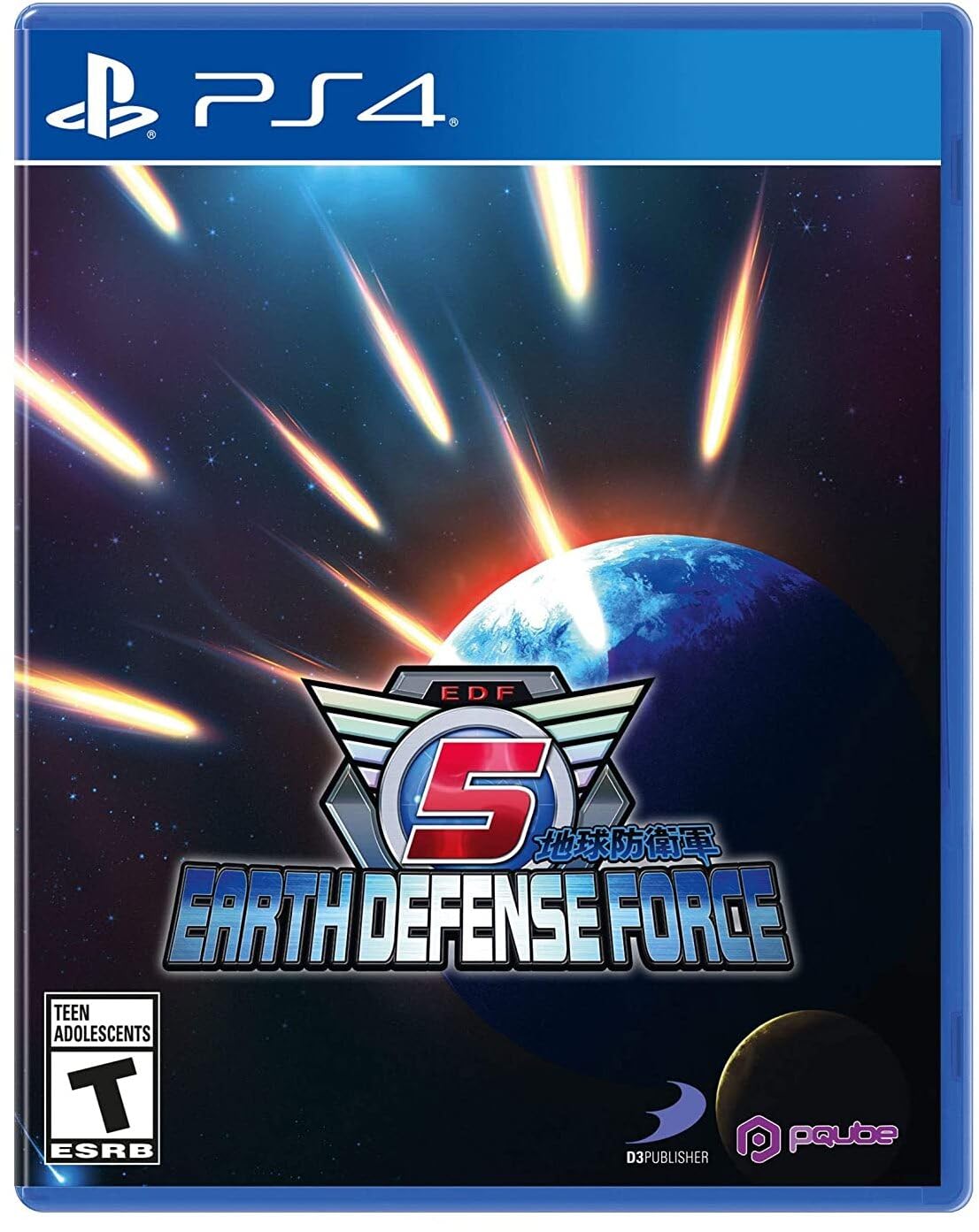 PRODUCT DETAILS 【商品情報】・商品名：Earth Defense Force 5 - PlayStation 4・対応機種：PlayStation 4（PS4）・仕様：北米版（NTSC-U/C）・言語：英語【コンディション】・海外直輸入品です。・パッケージに輸送によるスレ・小傷がある場合があります。 ■ 北米版ゲームについてのご注意（必ずお読みください） 【北米版 ゲームについてのご注意】こちらの商品は、北米版（海外仕様）のゲームソフトです。・PS4のゲームディスクはリージョンフリーのため、日本国内のPS4本体でもプレイいただけます。・ゲーム内の表示および音声は英語です。日本語には対応しておりません。・追加コンテンツ（DLC）やオンライン機能のご利用には、北米（海外）アカウントが必要となる場合があります。・一部のタイトルでは、お手持ちの本体・環境により正常に動作しない場合があります。・海外版であることを理由とした返品・交換はお受けできません。 ■ ご注意 ・掲載画像は実物に近い色味になるよう調整しておりますが、ご利用の環境により差異が生じる場合があります。・複数店舗で在庫を共有しているため、ご注文後に在庫切れとなる場合がございます。・海外倉庫からのお取り寄せのため、発送までに数日〜2〜3週間程度かかる場合があります。 ■ 納期についてお届けの目安を必ずご確認ください。 ご注意 海外からの輸入品となります。海外輸送のため、外箱に軽微なスレ等がある場合がございますが、商品本体には影響ございません。 ※在庫状況は仕入先の在庫情報をもとに出来る限り正確に表示しておりますが、取寄せ商品のため、タイミングによりご注文後に欠品・キャンセルとなる場合がございます。