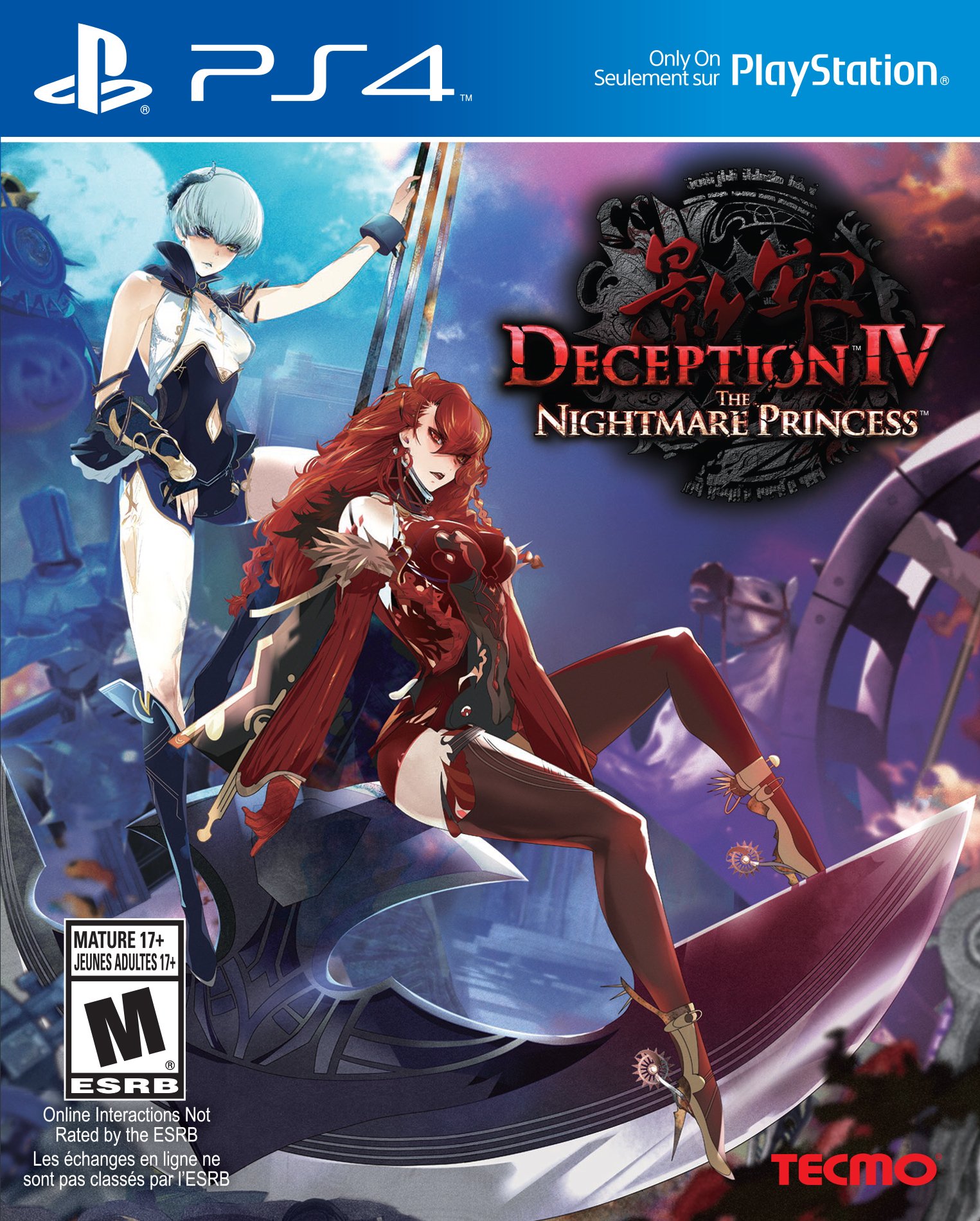 PRODUCT DETAILS 【商品情報】・商品名：Deception IV: The Nightmare Princess - PlayStation 4・対応機種：PlayStation 4（PS4）・仕様：北米版（NTSC-U/C）・言語：英語【コンディション】・海外直輸入品です。・パッケージに輸送によるスレ・小傷がある場合があります。 ■ 北米版ゲームについてのご注意（必ずお読みください） 【北米版 ゲームについてのご注意】こちらの商品は、北米版（海外仕様）のゲームソフトです。・PS4のゲームディスクはリージョンフリーのため、日本国内のPS4本体でもプレイいただけます。・ゲーム内の表示および音声は英語です。日本語には対応しておりません。・追加コンテンツ（DLC）やオンライン機能のご利用には、北米（海外）アカウントが必要となる場合があります。・一部のタイトルでは、お手持ちの本体・環境により正常に動作しない場合があります。・海外版であることを理由とした返品・交換はお受けできません。 ■ ご注意 ・掲載画像は実物に近い色味になるよう調整しておりますが、ご利用の環境により差異が生じる場合があります。・複数店舗で在庫を共有しているため、ご注文後に在庫切れとなる場合がございます。・海外倉庫からのお取り寄せのため、発送までに数日〜2〜3週間程度かかる場合があります。 ■ 納期についてお届けの目安を必ずご確認ください。 ご注意 海外からの輸入品となります。海外輸送のため、外箱に軽微なスレ等がある場合がございますが、商品本体には影響ございません。 ※在庫状況は仕入先の在庫情報をもとに出来る限り正確に表示しておりますが、取寄せ商品のため、タイミングによりご注文後に欠品・キャンセルとなる場合がございます。