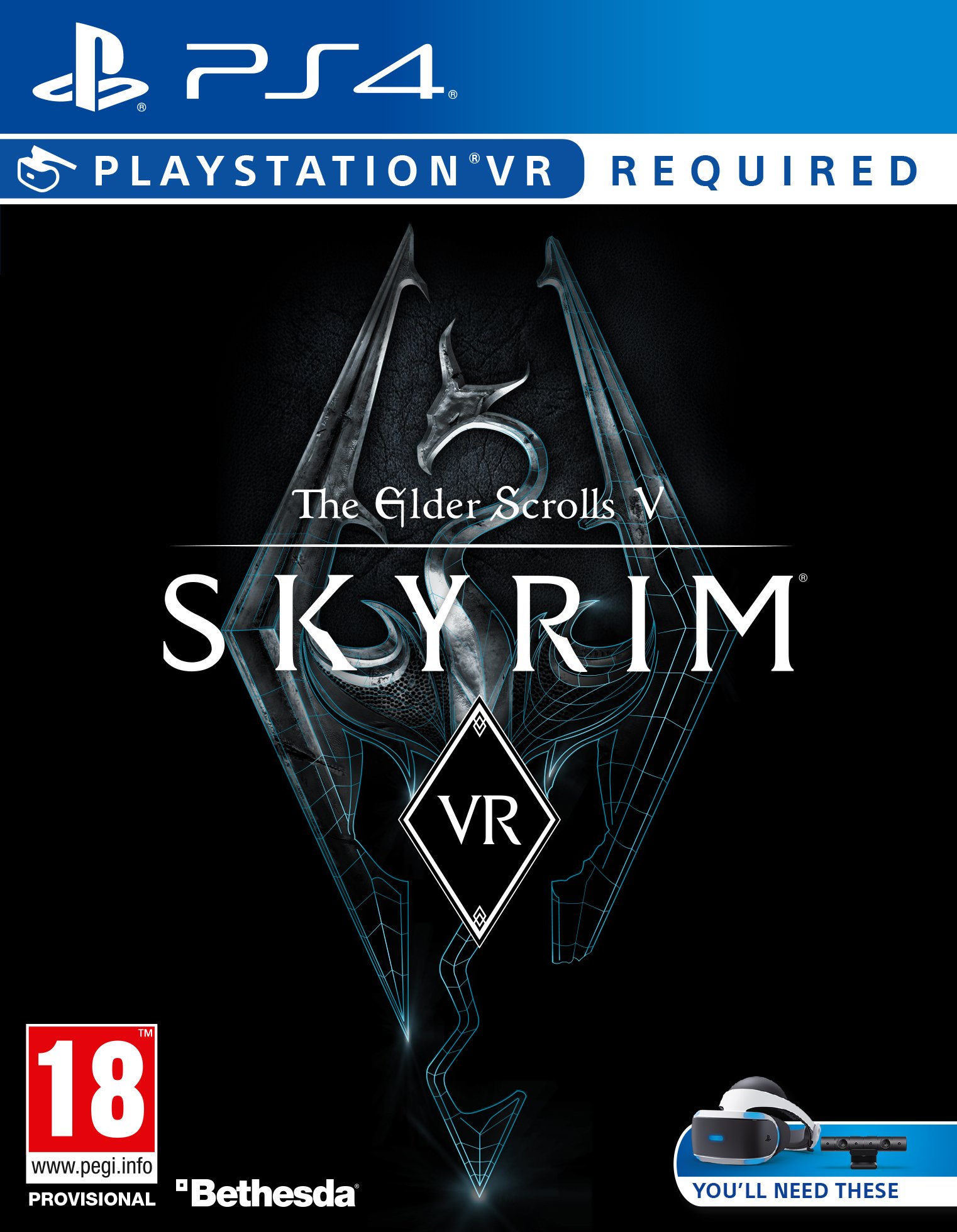 Skyrim VR - (PS4) 北米版 PS4 プレイステーション4 海外版ソフト