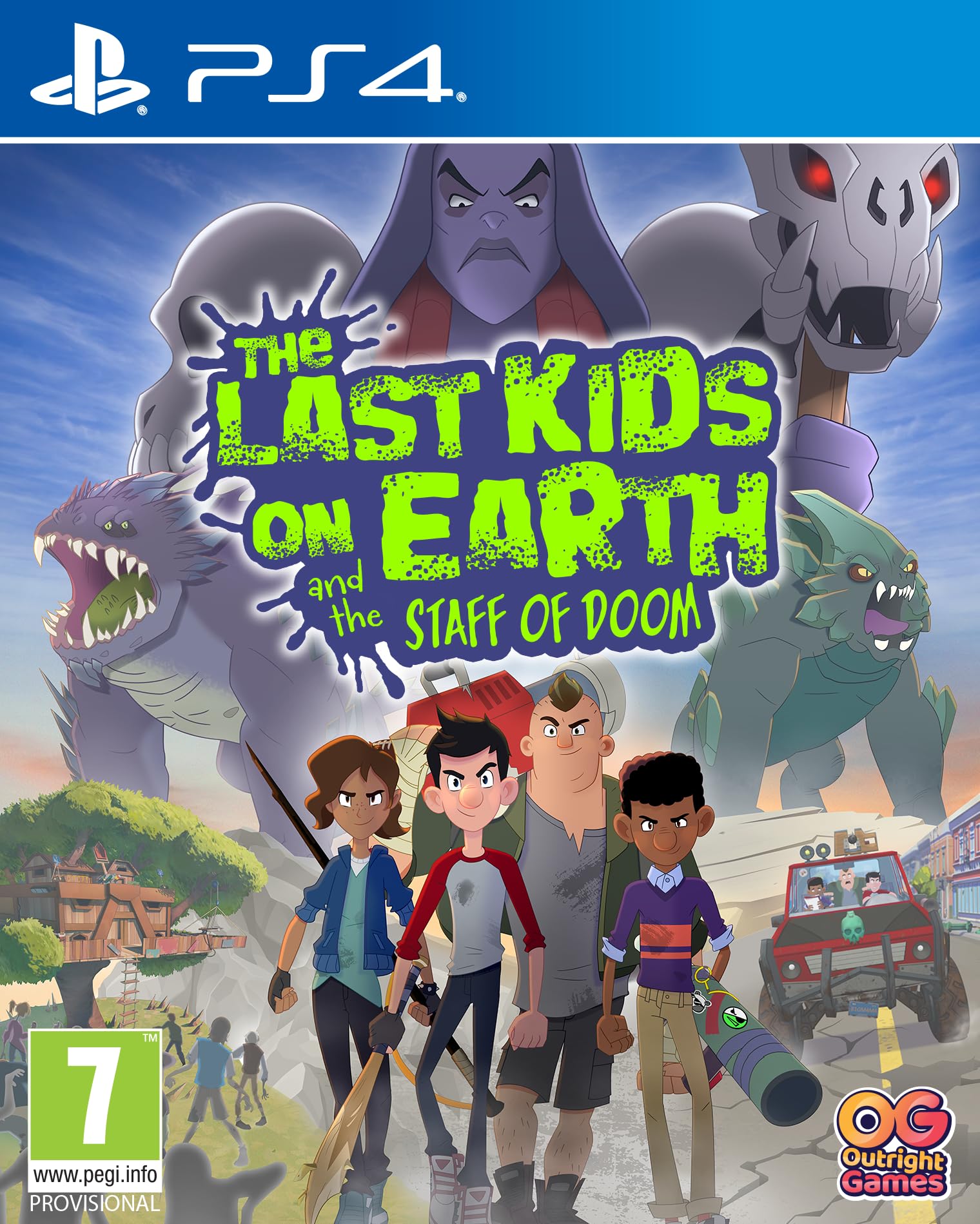 PRODUCT DETAILS 【商品情報】・商品名：The Last Kids On Earth and The Staff Of Doom (PS4)・対応機種：PlayStation 4（PS4）・仕様：北米版（NTSC-U/C）・言語：英語【コンディション】・海外直輸入品です。・パッケージに輸送によるスレ・小傷がある場合があります。 ■ 北米版ゲームについてのご注意（必ずお読みください） 【北米版 ゲームについてのご注意】こちらの商品は、北米版（海外仕様）のゲームソフトです。・PS4のゲームディスクはリージョンフリーのため、日本国内のPS4本体でもプレイいただけます。・ゲーム内の表示および音声は英語です。日本語には対応しておりません。・追加コンテンツ（DLC）やオンライン機能のご利用には、北米（海外）アカウントが必要となる場合があります。・一部のタイトルでは、お手持ちの本体・環境により正常に動作しない場合があります。・海外版であることを理由とした返品・交換はお受けできません。 ■ ご注意 ・掲載画像は実物に近い色味になるよう調整しておりますが、ご利用の環境により差異が生じる場合があります。・複数店舗で在庫を共有しているため、ご注文後に在庫切れとなる場合がございます。・海外倉庫からのお取り寄せのため、発送までに数日〜2〜3週間程度かかる場合があります。 ■ 納期についてお届けの目安を必ずご確認ください。 ご注意 海外からの輸入品となります。海外輸送のため、外箱に軽微なスレ等がある場合がございますが、商品本体には影響ございません。 ※在庫状況は仕入先の在庫情報をもとに出来る限り正確に表示しておりますが、取寄せ商品のため、タイミングによりご注文後に欠品・キャンセルとなる場合がございます。