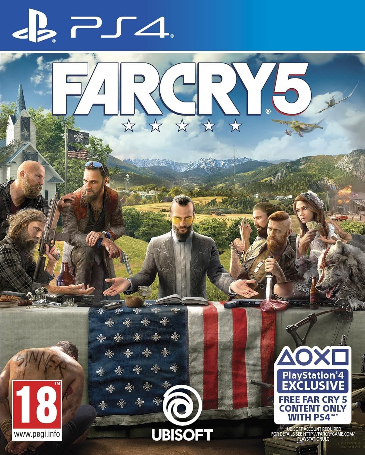 Far Cry 5 (PS4) 北米版 PS4 プレイステーション4 海外版ソフト