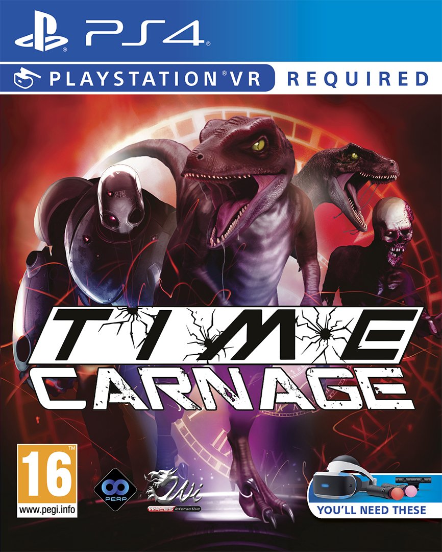 PRODUCT DETAILS 【商品情報】・商品名：Time Carnage (PSVR) (PS4)・対応機種：PlayStation 4（PS4）・仕様：北米版（NTSC-U/C）・言語：英語【コンディション】・海外直輸入品です。・パッケージに輸送によるスレ・小傷がある場合があります。 ■ 北米版ゲームについてのご注意（必ずお読みください） 【北米版 ゲームについてのご注意】こちらの商品は、北米版（海外仕様）のゲームソフトです。・PS4のゲームディスクはリージョンフリーのため、日本国内のPS4本体でもプレイいただけます。・ゲーム内の表示および音声は英語です。日本語には対応しておりません。・追加コンテンツ（DLC）やオンライン機能のご利用には、北米（海外）アカウントが必要となる場合があります。・一部のタイトルでは、お手持ちの本体・環境により正常に動作しない場合があります。・海外版であることを理由とした返品・交換はお受けできません。 ■ ご注意 ・掲載画像は実物に近い色味になるよう調整しておりますが、ご利用の環境により差異が生じる場合があります。・複数店舗で在庫を共有しているため、ご注文後に在庫切れとなる場合がございます。・海外倉庫からのお取り寄せのため、発送までに数日〜2〜3週間程度かかる場合があります。 ■ 納期についてお届けの目安を必ずご確認ください。 ご注意 海外からの輸入品となります。海外輸送のため、外箱に軽微なスレ等がある場合がございますが、商品本体には影響ございません。 ※在庫状況は仕入先の在庫情報をもとに出来る限り正確に表示しておりますが、取寄せ商品のため、タイミングによりご注文後に欠品・キャンセルとなる場合がございます。