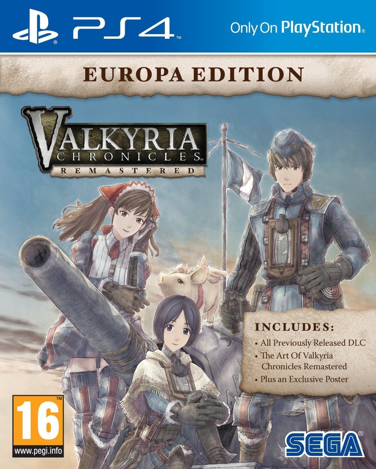 PRODUCT DETAILS 【商品情報】・商品名：Valkyria Chronicles Remastered Europa Edition (PS4) by Koch International・対応機種：PlayStation 4（PS4）・仕様：北米版（NTSC-U/C）・言語：英語【コンディション】・海外直輸入品です。・パッケージに輸送によるスレ・小傷がある場合があります。 ■ 北米版ゲームについてのご注意（必ずお読みください） 【北米版 ゲームについてのご注意】こちらの商品は、北米版（海外仕様）のゲームソフトです。・PS4のゲームディスクはリージョンフリーのため、日本国内のPS4本体でもプレイいただけます。・ゲーム内の表示および音声は英語です。日本語には対応しておりません。・追加コンテンツ（DLC）やオンライン機能のご利用には、北米（海外）アカウントが必要となる場合があります。・一部のタイトルでは、お手持ちの本体・環境により正常に動作しない場合があります。・海外版であることを理由とした返品・交換はお受けできません。 ■ ご注意 ・掲載画像は実物に近い色味になるよう調整しておりますが、ご利用の環境により差異が生じる場合があります。・複数店舗で在庫を共有しているため、ご注文後に在庫切れとなる場合がございます。・海外倉庫からのお取り寄せのため、発送までに数日〜2〜3週間程度かかる場合があります。 ■ 納期についてお届けの目安を必ずご確認ください。 ご注意 海外からの輸入品となります。海外輸送のため、外箱に軽微なスレ等がある場合がございますが、商品本体には影響ございません。 ※在庫状況は仕入先の在庫情報をもとに出来る限り正確に表示しておりますが、取寄せ商品のため、タイミングによりご注文後に欠品・キャンセルとなる場合がございます。