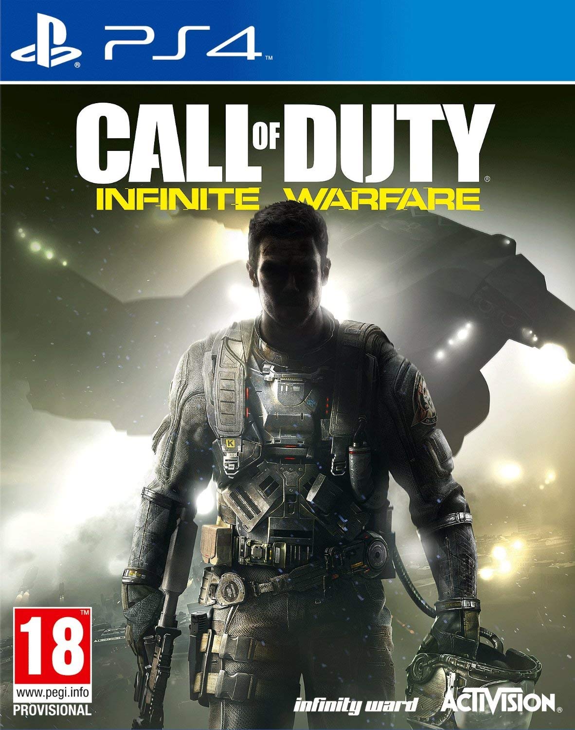 PRODUCT DETAILS 【商品情報】・商品名：Call of Duty: Infinite Warfare・対応機種：PlayStation 4（PS4）・仕様：北米版（NTSC-U/C）・言語：英語【コンディション】・海外直輸入品です。・パッケージに輸送によるスレ・小傷がある場合があります。 ■ 北米版ゲームについてのご注意（必ずお読みください） 【北米版 ゲームについてのご注意】こちらの商品は、北米版（海外仕様）のゲームソフトです。・PS4のゲームディスクはリージョンフリーのため、日本国内のPS4本体でもプレイいただけます。・ゲーム内の表示および音声は英語です。日本語には対応しておりません。・追加コンテンツ（DLC）やオンライン機能のご利用には、北米（海外）アカウントが必要となる場合があります。・一部のタイトルでは、お手持ちの本体・環境により正常に動作しない場合があります。・海外版であることを理由とした返品・交換はお受けできません。 ■ ご注意 ・掲載画像は実物に近い色味になるよう調整しておりますが、ご利用の環境により差異が生じる場合があります。・複数店舗で在庫を共有しているため、ご注文後に在庫切れとなる場合がございます。・海外倉庫からのお取り寄せのため、発送までに数日〜2〜3週間程度かかる場合があります。 ■ 納期についてお届けの目安を必ずご確認ください。 ご注意 海外からの輸入品となります。海外輸送のため、外箱に軽微なスレ等がある場合がございますが、商品本体には影響ございません。 ※在庫状況は仕入先の在庫情報をもとに出来る限り正確に表示しておりますが、取寄せ商品のため、タイミングによりご注文後に欠品・キャンセルとなる場合がございます。