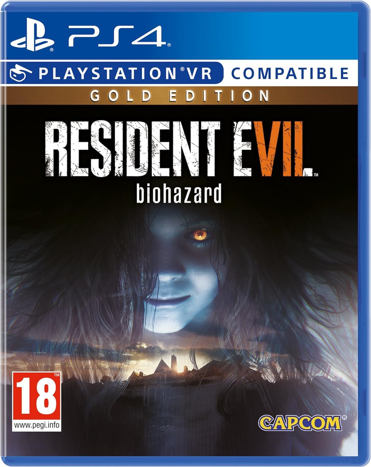 PRODUCT DETAILS 【商品情報】・商品名：Resident Evil 7 Biohazard - Gold Edition (PS4)・対応機種：PlayStation 4（PS4）・仕様：北米版（NTSC-U/C）・言語：英語【コンディション】・海外直輸入品です。・パッケージに輸送によるスレ・小傷がある場合があります。 ■ 北米版ゲームについてのご注意（必ずお読みください） 【北米版 ゲームについてのご注意】こちらの商品は、北米版（海外仕様）のゲームソフトです。・PS4のゲームディスクはリージョンフリーのため、日本国内のPS4本体でもプレイいただけます。・ゲーム内の表示および音声は英語です。日本語には対応しておりません。・追加コンテンツ（DLC）やオンライン機能のご利用には、北米（海外）アカウントが必要となる場合があります。・一部のタイトルでは、お手持ちの本体・環境により正常に動作しない場合があります。・海外版であることを理由とした返品・交換はお受けできません。 ■ ご注意 ・掲載画像は実物に近い色味になるよう調整しておりますが、ご利用の環境により差異が生じる場合があります。・複数店舗で在庫を共有しているため、ご注文後に在庫切れとなる場合がございます。・海外倉庫からのお取り寄せのため、発送までに数日〜2〜3週間程度かかる場合があります。 ■ 納期についてお届けの目安を必ずご確認ください。 ご注意 海外からの輸入品となります。海外輸送のため、外箱に軽微なスレ等がある場合がございますが、商品本体には影響ございません。 ※在庫状況は仕入先の在庫情報をもとに出来る限り正確に表示しておりますが、取寄せ商品のため、タイミングによりご注文後に欠品・キャンセルとなる場合がございます。