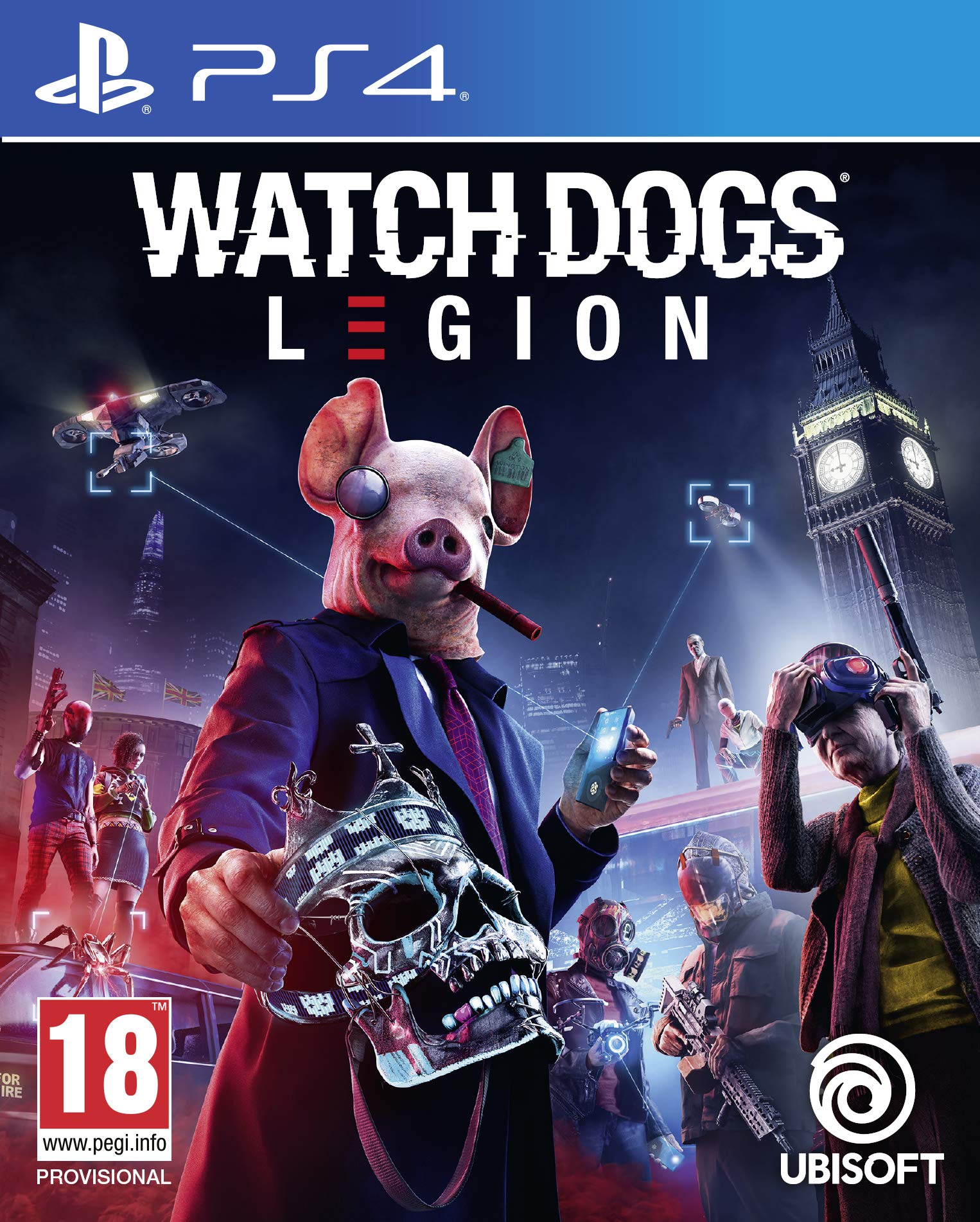 PRODUCT DETAILS 【商品情報】・商品名：Watch Dogs: Legion (Multi Lang In Game) (PS4)・対応機種：PlayStation 4（PS4）・仕様：北米版（NTSC-U/C）・言語：英語【コンディション】・海外直輸入品です。・パッケージに輸送によるスレ・小傷がある場合があります。 ■ 北米版ゲームについてのご注意（必ずお読みください） 【北米版 ゲームについてのご注意】こちらの商品は、北米版（海外仕様）のゲームソフトです。・PS4のゲームディスクはリージョンフリーのため、日本国内のPS4本体でもプレイいただけます。・ゲーム内の表示および音声は英語です。日本語には対応しておりません。・追加コンテンツ（DLC）やオンライン機能のご利用には、北米（海外）アカウントが必要となる場合があります。・一部のタイトルでは、お手持ちの本体・環境により正常に動作しない場合があります。・海外版であることを理由とした返品・交換はお受けできません。 ■ ご注意 ・掲載画像は実物に近い色味になるよう調整しておりますが、ご利用の環境により差異が生じる場合があります。・複数店舗で在庫を共有しているため、ご注文後に在庫切れとなる場合がございます。・海外倉庫からのお取り寄せのため、発送までに数日〜2〜3週間程度かかる場合があります。 ■ 納期についてお届けの目安を必ずご確認ください。 ご注意 海外からの輸入品となります。海外輸送のため、外箱に軽微なスレ等がある場合がございますが、商品本体には影響ございません。 ※在庫状況は仕入先の在庫情報をもとに出来る限り正確に表示しておりますが、取寄せ商品のため、タイミングによりご注文後に欠品・キャンセルとなる場合がございます。