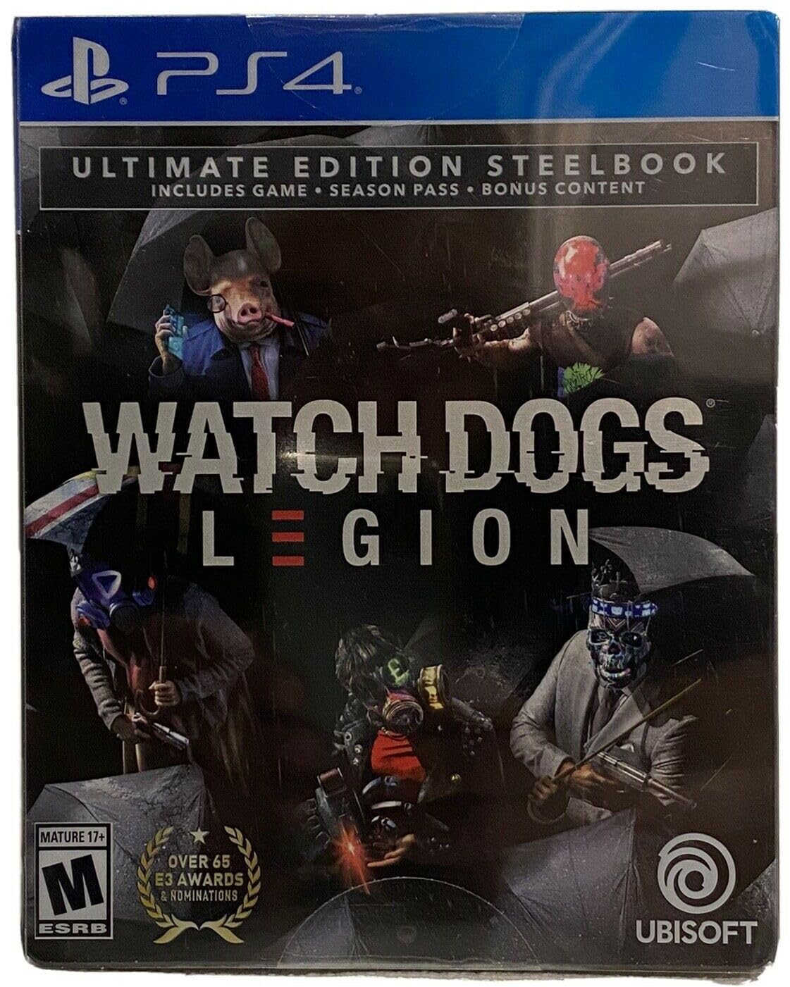 PRODUCT DETAILS 【商品情報】・商品名：Watch Dogs: Legion Ultimate Steelbook Edition (Exclusive) PlayStation 4・対応機種：PlayStation 4（PS4）・仕様：北米版（NTSC-U/C）・言語：英語【コンディション】・海外直輸入品です。・パッケージに輸送によるスレ・小傷がある場合があります。 ■ 北米版ゲームについてのご注意（必ずお読みください） 【北米版 ゲームについてのご注意】こちらの商品は、北米版（海外仕様）のゲームソフトです。・PS4のゲームディスクはリージョンフリーのため、日本国内のPS4本体でもプレイいただけます。・ゲーム内の表示および音声は英語です。日本語には対応しておりません。・追加コンテンツ（DLC）やオンライン機能のご利用には、北米（海外）アカウントが必要となる場合があります。・一部のタイトルでは、お手持ちの本体・環境により正常に動作しない場合があります。・海外版であることを理由とした返品・交換はお受けできません。 ■ ご注意 ・掲載画像は実物に近い色味になるよう調整しておりますが、ご利用の環境により差異が生じる場合があります。・複数店舗で在庫を共有しているため、ご注文後に在庫切れとなる場合がございます。・海外倉庫からのお取り寄せのため、発送までに数日〜2〜3週間程度かかる場合があります。 ■ 納期についてお届けの目安を必ずご確認ください。 ご注意 海外からの輸入品となります。海外輸送のため、外箱に軽微なスレ等がある場合がございますが、商品本体には影響ございません。 ※在庫状況は仕入先の在庫情報をもとに出来る限り正確に表示しておりますが、取寄せ商品のため、タイミングによりご注文後に欠品・キャンセルとなる場合がございます。