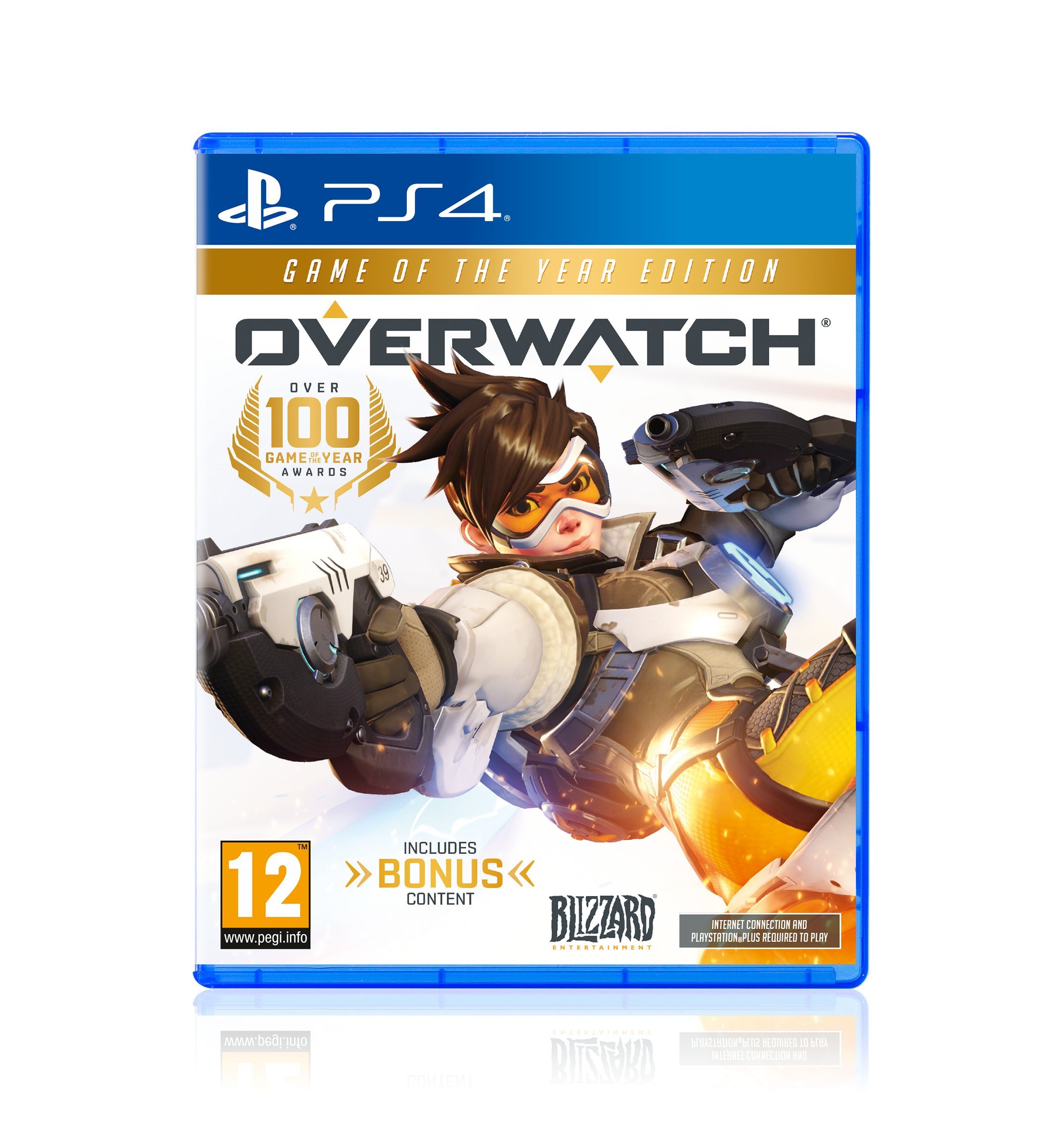PRODUCT DETAILS 【商品情報】・商品名：Overwatch Game of the Year Edition (PS4)・対応機種：PlayStation 4（PS4）・仕様：北米版（NTSC-U/C）・言語：英語【コンディション】・海外直輸入品です。・パッケージに輸送によるスレ・小傷がある場合があります。 ■ 北米版ゲームについてのご注意（必ずお読みください） 【北米版 ゲームについてのご注意】こちらの商品は、北米版（海外仕様）のゲームソフトです。・PS4のゲームディスクはリージョンフリーのため、日本国内のPS4本体でもプレイいただけます。・ゲーム内の表示および音声は英語です。日本語には対応しておりません。・追加コンテンツ（DLC）やオンライン機能のご利用には、北米（海外）アカウントが必要となる場合があります。・一部のタイトルでは、お手持ちの本体・環境により正常に動作しない場合があります。・海外版であることを理由とした返品・交換はお受けできません。 ■ ご注意 ・掲載画像は実物に近い色味になるよう調整しておりますが、ご利用の環境により差異が生じる場合があります。・複数店舗で在庫を共有しているため、ご注文後に在庫切れとなる場合がございます。・海外倉庫からのお取り寄せのため、発送までに数日〜2〜3週間程度かかる場合があります。 ■ 納期についてお届けの目安を必ずご確認ください。 ご注意 海外からの輸入品となります。海外輸送のため、外箱に軽微なスレ等がある場合がございますが、商品本体には影響ございません。 ※在庫状況は仕入先の在庫情報をもとに出来る限り正確に表示しておりますが、取寄せ商品のため、タイミングによりご注文後に欠品・キャンセルとなる場合がございます。