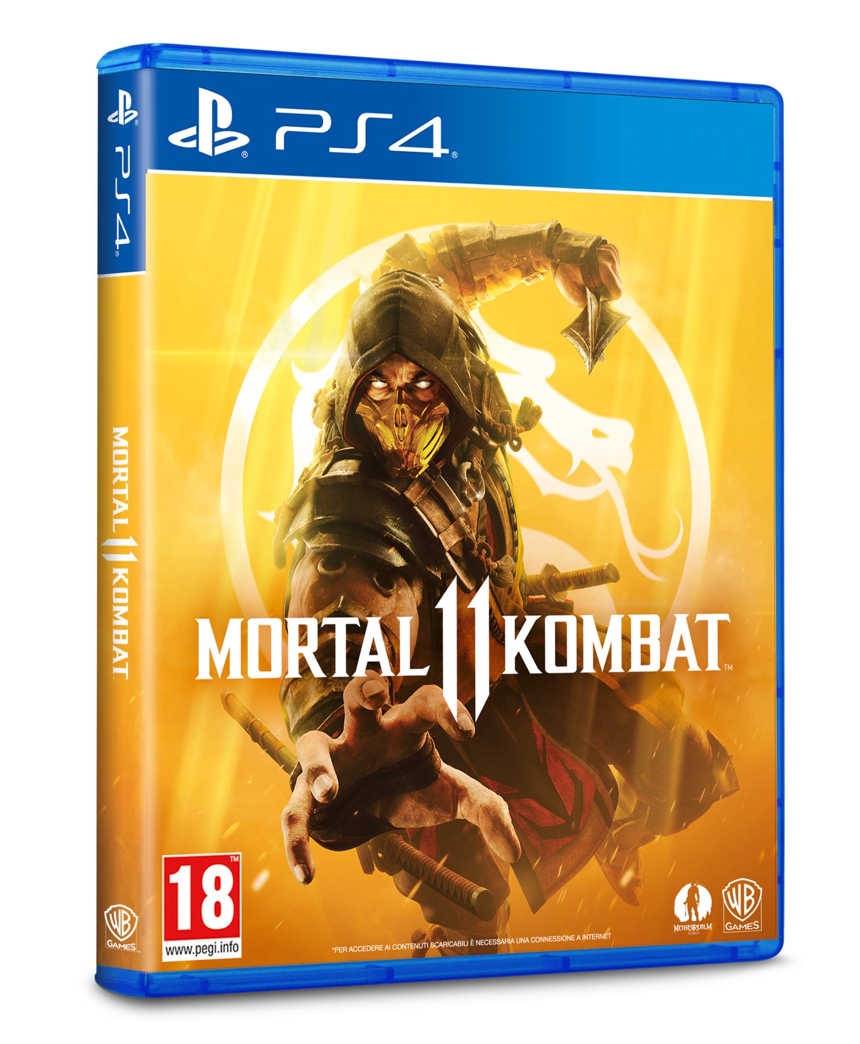 PRODUCT DETAILS 【商品情報】・商品名：Mortal Kombat 11・対応機種：PlayStation 4（PS4）・仕様：北米版（NTSC-U/C）・言語：英語【コンディション】・海外直輸入品です。・パッケージに輸送によるスレ・小傷がある場合があります。 ■ 北米版ゲームについてのご注意（必ずお読みください） 【北米版 ゲームについてのご注意】こちらの商品は、北米版（海外仕様）のゲームソフトです。・PS4のゲームディスクはリージョンフリーのため、日本国内のPS4本体でもプレイいただけます。・ゲーム内の表示および音声は英語です。日本語には対応しておりません。・追加コンテンツ（DLC）やオンライン機能のご利用には、北米（海外）アカウントが必要となる場合があります。・一部のタイトルでは、お手持ちの本体・環境により正常に動作しない場合があります。・海外版であることを理由とした返品・交換はお受けできません。 ■ ご注意 ・掲載画像は実物に近い色味になるよう調整しておりますが、ご利用の環境により差異が生じる場合があります。・複数店舗で在庫を共有しているため、ご注文後に在庫切れとなる場合がございます。・海外倉庫からのお取り寄せのため、発送までに数日〜2〜3週間程度かかる場合があります。 ■ 納期についてお届けの目安を必ずご確認ください。 ご注意 海外からの輸入品となります。海外輸送のため、外箱に軽微なスレ等がある場合がございますが、商品本体には影響ございません。 ※在庫状況は仕入先の在庫情報をもとに出来る限り正確に表示しておりますが、取寄せ商品のため、タイミングによりご注文後に欠品・キャンセルとなる場合がございます。