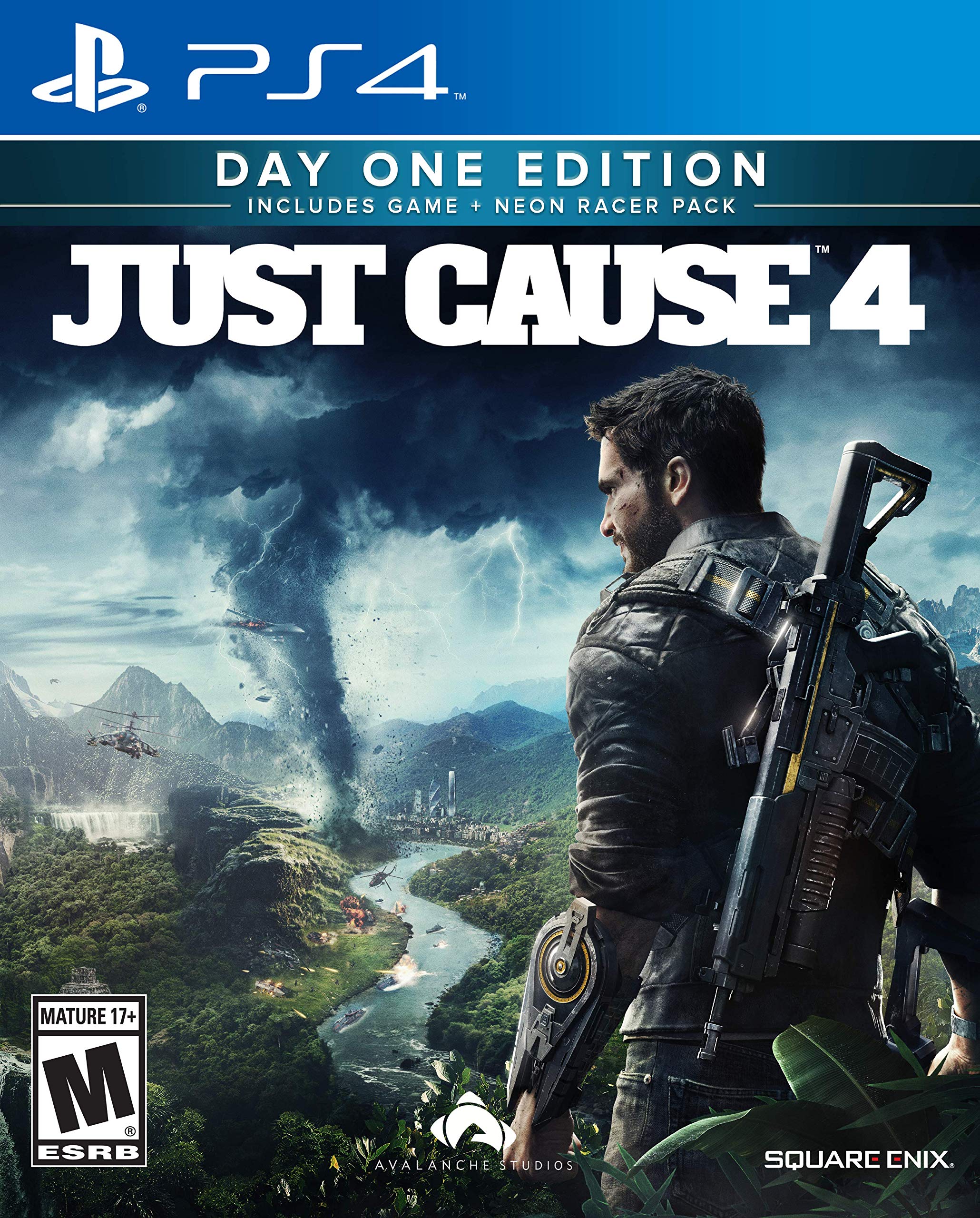PRODUCT DETAILS 【商品情報】・商品名：PS4 JUST CAUSE 4 (US) [video game]・対応機種：PlayStation 4（PS4）・仕様：北米版（NTSC-U/C）・言語：英語【コンディション】・海外直輸入品です。・パッケージに輸送によるスレ・小傷がある場合があります。 ■ 北米版ゲームについてのご注意（必ずお読みください） 【北米版 ゲームについてのご注意】こちらの商品は、北米版（海外仕様）のゲームソフトです。・PS4のゲームディスクはリージョンフリーのため、日本国内のPS4本体でもプレイいただけます。・ゲーム内の表示および音声は英語です。日本語には対応しておりません。・追加コンテンツ（DLC）やオンライン機能のご利用には、北米（海外）アカウントが必要となる場合があります。・一部のタイトルでは、お手持ちの本体・環境により正常に動作しない場合があります。・海外版であることを理由とした返品・交換はお受けできません。 ■ ご注意 ・掲載画像は実物に近い色味になるよう調整しておりますが、ご利用の環境により差異が生じる場合があります。・複数店舗で在庫を共有しているため、ご注文後に在庫切れとなる場合がございます。・海外倉庫からのお取り寄せのため、発送までに数日〜2〜3週間程度かかる場合があります。 ■ 納期についてお届けの目安を必ずご確認ください。 ご注意 海外からの輸入品となります。海外輸送のため、外箱に軽微なスレ等がある場合がございますが、商品本体には影響ございません。 ※在庫状況は仕入先の在庫情報をもとに出来る限り正確に表示しておりますが、取寄せ商品のため、タイミングによりご注文後に欠品・キャンセルとなる場合がございます。