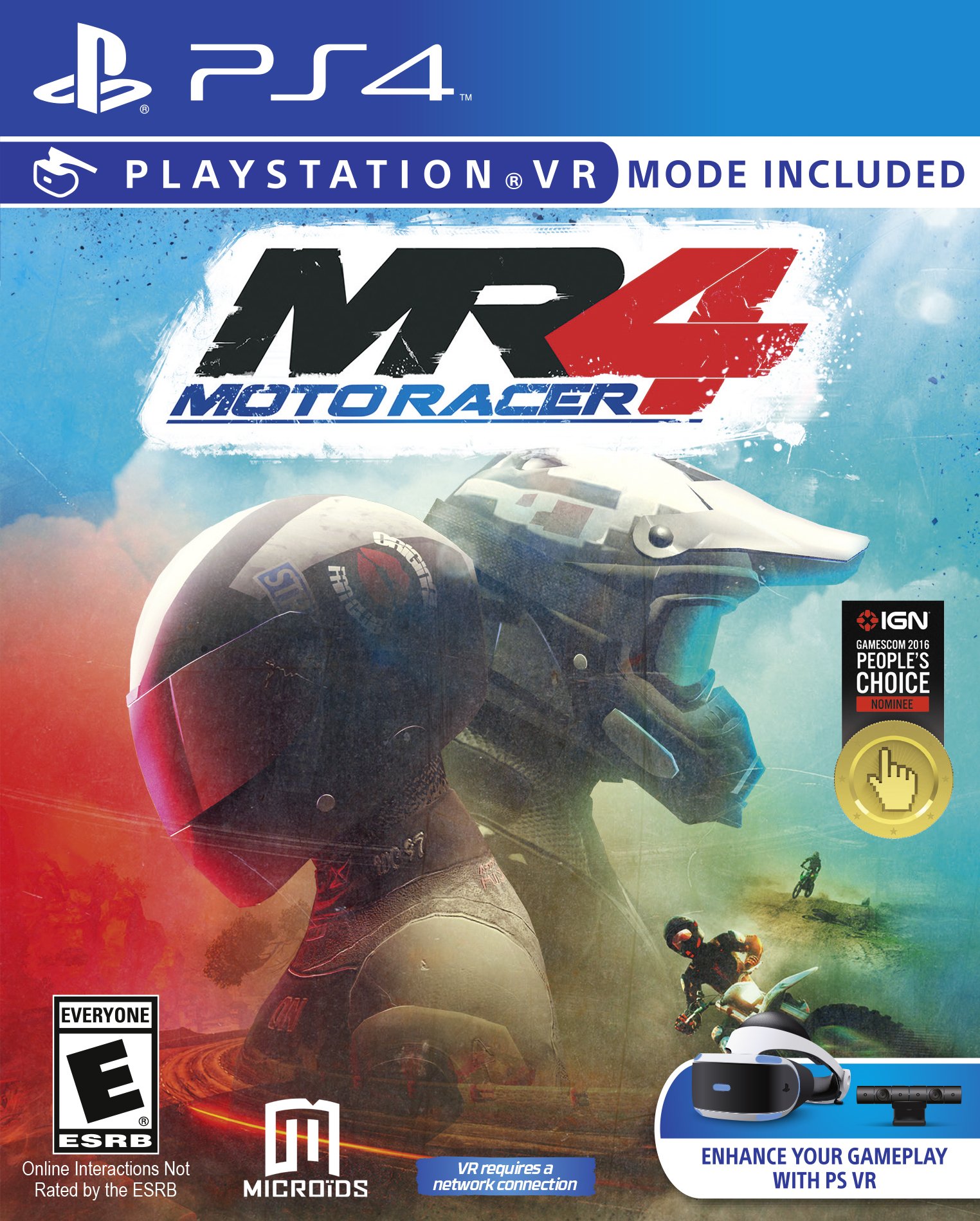 PRODUCT DETAILS 【商品情報】・商品名：Moto Racer 4・対応機種：PlayStation 4（PS4）・仕様：北米版（NTSC-U/C）・言語：英語【コンディション】・海外直輸入品です。・パッケージに輸送によるスレ・小傷がある場合があります。 ■ 北米版ゲームについてのご注意（必ずお読みください） 【北米版 ゲームについてのご注意】こちらの商品は、北米版（海外仕様）のゲームソフトです。・PS4のゲームディスクはリージョンフリーのため、日本国内のPS4本体でもプレイいただけます。・ゲーム内の表示および音声は英語です。日本語には対応しておりません。・追加コンテンツ（DLC）やオンライン機能のご利用には、北米（海外）アカウントが必要となる場合があります。・一部のタイトルでは、お手持ちの本体・環境により正常に動作しない場合があります。・海外版であることを理由とした返品・交換はお受けできません。 ■ ご注意 ・掲載画像は実物に近い色味になるよう調整しておりますが、ご利用の環境により差異が生じる場合があります。・複数店舗で在庫を共有しているため、ご注文後に在庫切れとなる場合がございます。・海外倉庫からのお取り寄せのため、発送までに数日〜2〜3週間程度かかる場合があります。 ■ 納期についてお届けの目安を必ずご確認ください。 ご注意 海外からの輸入品となります。海外輸送のため、外箱に軽微なスレ等がある場合がございますが、商品本体には影響ございません。 ※在庫状況は仕入先の在庫情報をもとに出来る限り正確に表示しておりますが、取寄せ商品のため、タイミングによりご注文後に欠品・キャンセルとなる場合がございます。