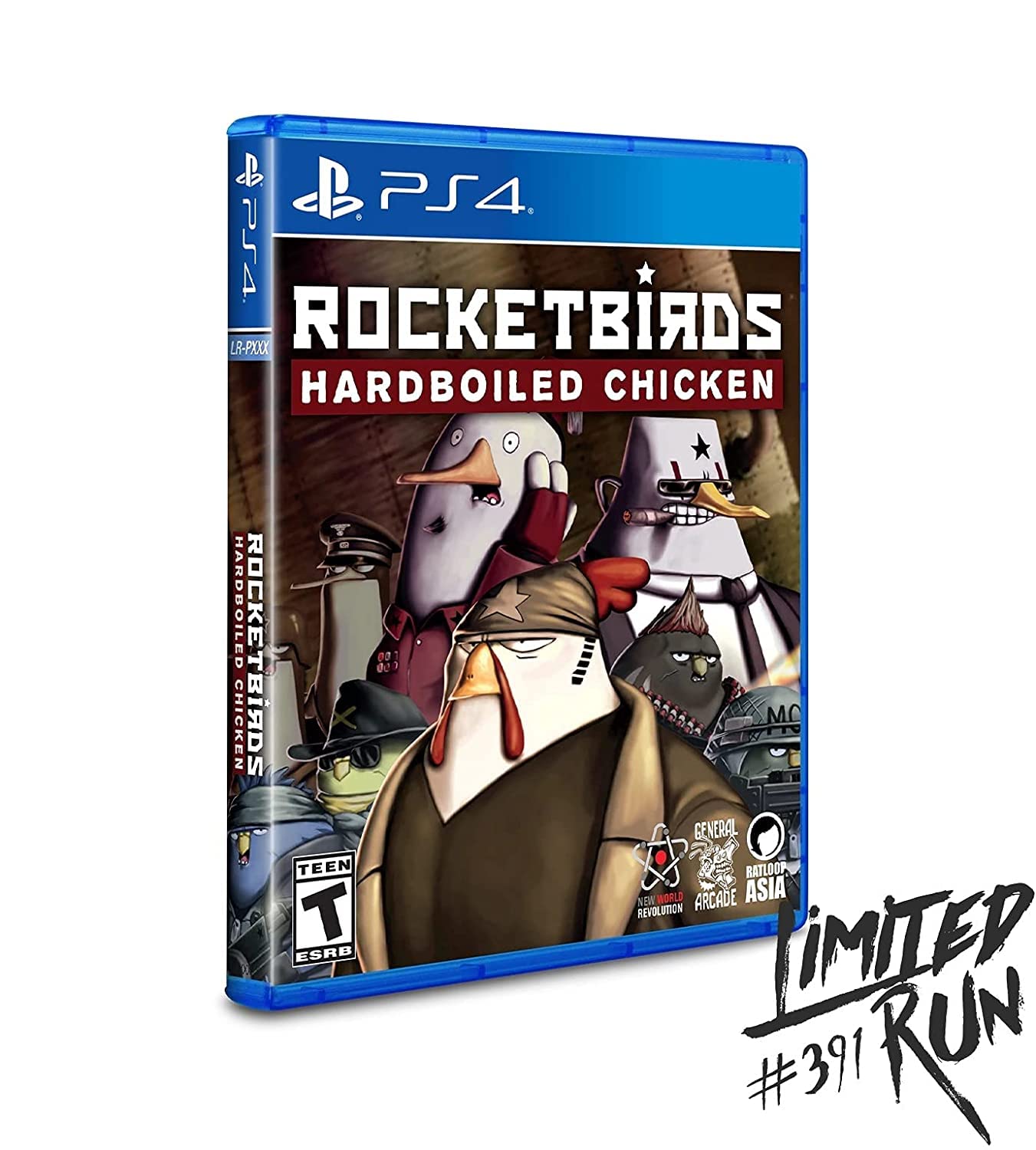 PRODUCT DETAILS 【商品情報】・商品名：Rocketbirds: Hardboiled Chicken (Limited Run #391) - PlayStation 4・対応機種：PlayStation 4（PS4）・仕様：北米版（NTSC-U/C）・言語：英語【コンディション】・海外直輸入品です。・パッケージに輸送によるスレ・小傷がある場合があります。 ■ 北米版ゲームについてのご注意（必ずお読みください） 【北米版 ゲームについてのご注意】こちらの商品は、北米版（海外仕様）のゲームソフトです。・PS4のゲームディスクはリージョンフリーのため、日本国内のPS4本体でもプレイいただけます。・ゲーム内の表示および音声は英語です。日本語には対応しておりません。・追加コンテンツ（DLC）やオンライン機能のご利用には、北米（海外）アカウントが必要となる場合があります。・一部のタイトルでは、お手持ちの本体・環境により正常に動作しない場合があります。・海外版であることを理由とした返品・交換はお受けできません。 ■ ご注意 ・掲載画像は実物に近い色味になるよう調整しておりますが、ご利用の環境により差異が生じる場合があります。・複数店舗で在庫を共有しているため、ご注文後に在庫切れとなる場合がございます。・海外倉庫からのお取り寄せのため、発送までに数日〜2〜3週間程度かかる場合があります。 ■ 納期についてお届けの目安を必ずご確認ください。 ご注意 海外からの輸入品となります。海外輸送のため、外箱に軽微なスレ等がある場合がございますが、商品本体には影響ございません。 ※在庫状況は仕入先の在庫情報をもとに出来る限り正確に表示しておりますが、取寄せ商品のため、タイミングによりご注文後に欠品・キャンセルとなる場合がございます。