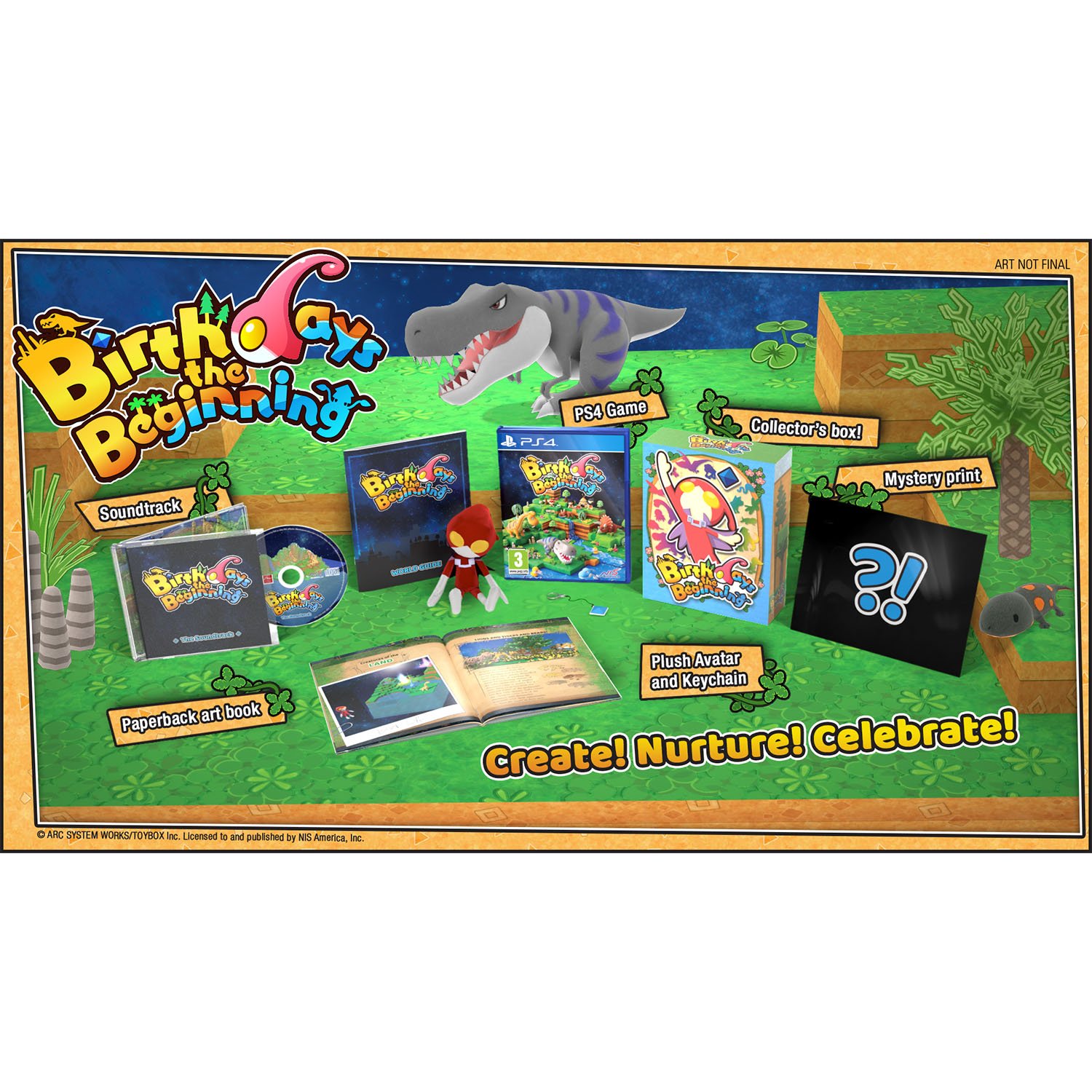 PRODUCT DETAILS 【商品情報】・商品名：Birthdays the Beginning: Limited Edition - PlayStation 4・対応機種：PlayStation 4（PS4）・仕様：北米版（NTSC-U/C）・言語：英語【コンディション】・海外直輸入品です。・パッケージに輸送によるスレ・小傷がある場合があります。 ■ 北米版ゲームについてのご注意（必ずお読みください） 【北米版 ゲームについてのご注意】こちらの商品は、北米版（海外仕様）のゲームソフトです。・PS4のゲームディスクはリージョンフリーのため、日本国内のPS4本体でもプレイいただけます。・ゲーム内の表示および音声は英語です。日本語には対応しておりません。・追加コンテンツ（DLC）やオンライン機能のご利用には、北米（海外）アカウントが必要となる場合があります。・一部のタイトルでは、お手持ちの本体・環境により正常に動作しない場合があります。・海外版であることを理由とした返品・交換はお受けできません。 ■ ご注意 ・掲載画像は実物に近い色味になるよう調整しておりますが、ご利用の環境により差異が生じる場合があります。・複数店舗で在庫を共有しているため、ご注文後に在庫切れとなる場合がございます。・海外倉庫からのお取り寄せのため、発送までに数日〜2〜3週間程度かかる場合があります。 ■ 納期についてお届けの目安を必ずご確認ください。 ご注意 海外からの輸入品となります。海外輸送のため、外箱に軽微なスレ等がある場合がございますが、商品本体には影響ございません。 ※在庫状況は仕入先の在庫情報をもとに出来る限り正確に表示しておりますが、取寄せ商品のため、タイミングによりご注文後に欠品・キャンセルとなる場合がございます。