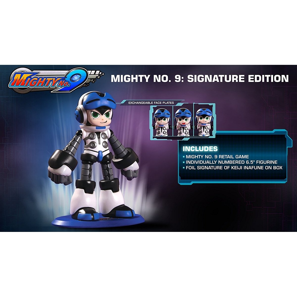PRODUCT DETAILS 【商品情報】・商品名：Mighty No. 9 Signature Edition - PlayStation 4・対応機種：PlayStation 4（PS4）・仕様：北米版（NTSC-U/C）・言語：英語【コンディション】・海外直輸入品です。・パッケージに輸送によるスレ・小傷がある場合があります。 ■ 北米版ゲームについてのご注意（必ずお読みください） 【北米版 ゲームについてのご注意】こちらの商品は、北米版（海外仕様）のゲームソフトです。・PS4のゲームディスクはリージョンフリーのため、日本国内のPS4本体でもプレイいただけます。・ゲーム内の表示および音声は英語です。日本語には対応しておりません。・追加コンテンツ（DLC）やオンライン機能のご利用には、北米（海外）アカウントが必要となる場合があります。・一部のタイトルでは、お手持ちの本体・環境により正常に動作しない場合があります。・海外版であることを理由とした返品・交換はお受けできません。 ■ ご注意 ・掲載画像は実物に近い色味になるよう調整しておりますが、ご利用の環境により差異が生じる場合があります。・複数店舗で在庫を共有しているため、ご注文後に在庫切れとなる場合がございます。・海外倉庫からのお取り寄せのため、発送までに数日〜2〜3週間程度かかる場合があります。 ■ 納期についてお届けの目安を必ずご確認ください。 ご注意 海外からの輸入品となります。海外輸送のため、外箱に軽微なスレ等がある場合がございますが、商品本体には影響ございません。 ※在庫状況は仕入先の在庫情報をもとに出来る限り正確に表示しておりますが、取寄せ商品のため、タイミングによりご注文後に欠品・キャンセルとなる場合がございます。