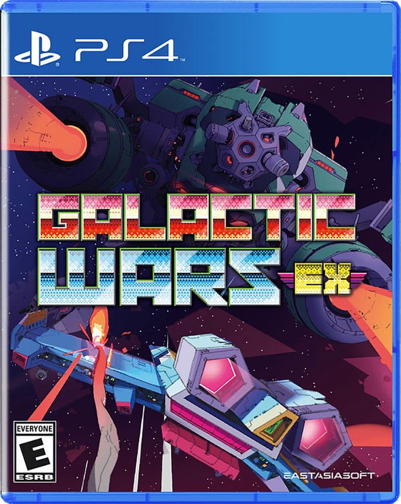PRODUCT DETAILS 【商品情報】・商品名：Galactic Wars EX・対応機種：PlayStation 4（PS4）・仕様：北米版（NTSC-U/C）・言語：英語【コンディション】・海外直輸入品です。・パッケージに輸送によるスレ・小傷がある場合があります。 ■ 北米版ゲームについてのご注意（必ずお読みください） 【北米版 ゲームについてのご注意】こちらの商品は、北米版（海外仕様）のゲームソフトです。・PS4のゲームディスクはリージョンフリーのため、日本国内のPS4本体でもプレイいただけます。・ゲーム内の表示および音声は英語です。日本語には対応しておりません。・追加コンテンツ（DLC）やオンライン機能のご利用には、北米（海外）アカウントが必要となる場合があります。・一部のタイトルでは、お手持ちの本体・環境により正常に動作しない場合があります。・海外版であることを理由とした返品・交換はお受けできません。 ■ ご注意 ・掲載画像は実物に近い色味になるよう調整しておりますが、ご利用の環境により差異が生じる場合があります。・複数店舗で在庫を共有しているため、ご注文後に在庫切れとなる場合がございます。・海外倉庫からのお取り寄せのため、発送までに数日〜2〜3週間程度かかる場合があります。 ■ 納期についてお届けの目安を必ずご確認ください。 ご注意 海外からの輸入品となります。海外輸送のため、外箱に軽微なスレ等がある場合がございますが、商品本体には影響ございません。 ※在庫状況は仕入先の在庫情報をもとに出来る限り正確に表示しておりますが、取寄せ商品のため、タイミングによりご注文後に欠品・キャンセルとなる場合がございます。