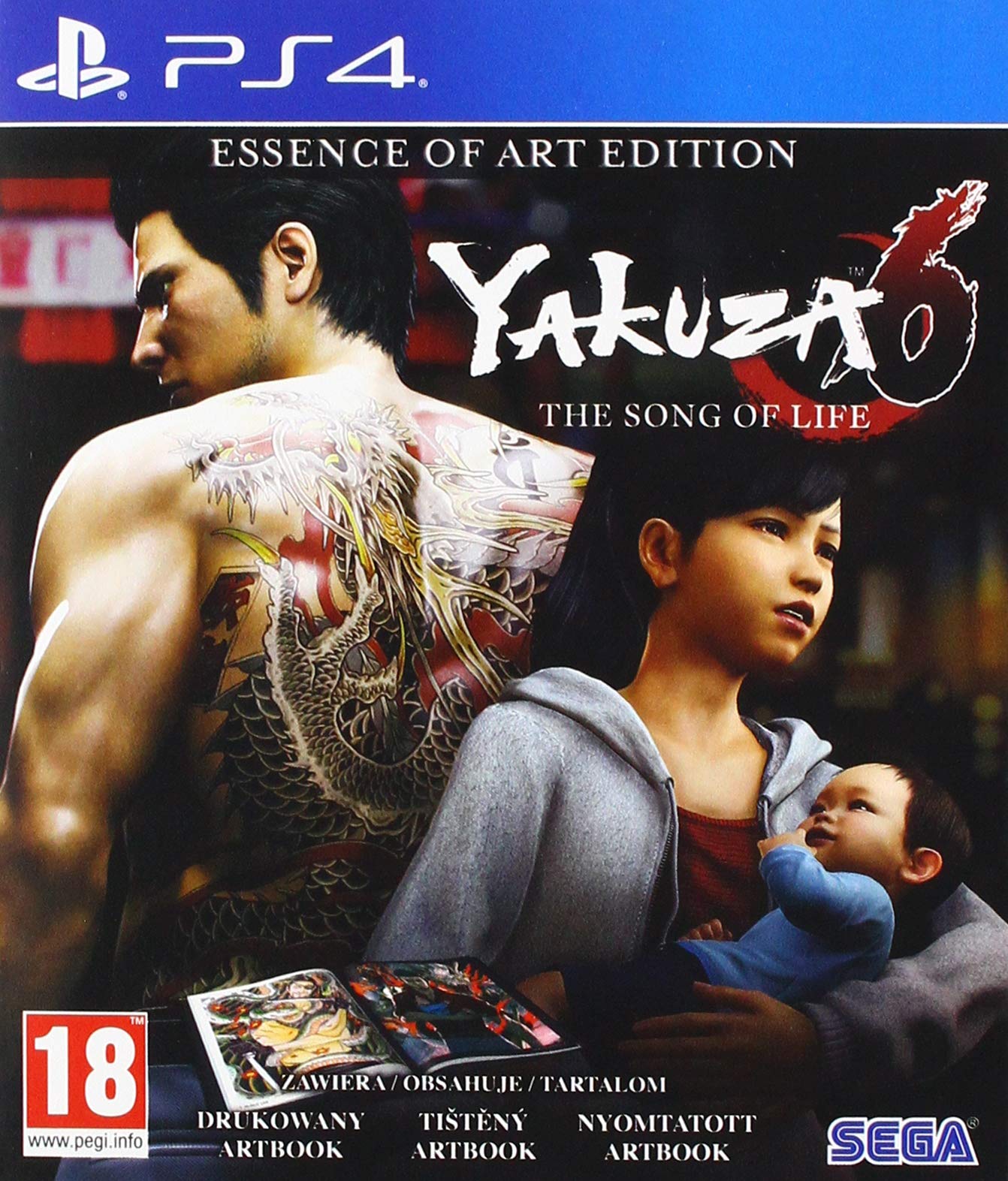 PRODUCT DETAILS 【商品情報】・商品名：Yakuza 6: The Song of Life - Essence of Art Edition (English/Polish Box) PS4 (PS4)・対応機種：PlayStation 4（PS4）・仕様：北米版（NTSC-U/C）・言語：英語【コンディション】・海外直輸入品です。・パッケージに輸送によるスレ・小傷がある場合があります。 ■ 北米版ゲームについてのご注意（必ずお読みください） 【北米版 ゲームについてのご注意】こちらの商品は、北米版（海外仕様）のゲームソフトです。・PS4のゲームディスクはリージョンフリーのため、日本国内のPS4本体でもプレイいただけます。・ゲーム内の表示および音声は英語です。日本語には対応しておりません。・追加コンテンツ（DLC）やオンライン機能のご利用には、北米（海外）アカウントが必要となる場合があります。・一部のタイトルでは、お手持ちの本体・環境により正常に動作しない場合があります。・海外版であることを理由とした返品・交換はお受けできません。 ■ ご注意 ・掲載画像は実物に近い色味になるよう調整しておりますが、ご利用の環境により差異が生じる場合があります。・複数店舗で在庫を共有しているため、ご注文後に在庫切れとなる場合がございます。・海外倉庫からのお取り寄せのため、発送までに数日〜2〜3週間程度かかる場合があります。 ■ 納期についてお届けの目安を必ずご確認ください。 ご注意 海外からの輸入品となります。海外輸送のため、外箱に軽微なスレ等がある場合がございますが、商品本体には影響ございません。 ※在庫状況は仕入先の在庫情報をもとに出来る限り正確に表示しておりますが、取寄せ商品のため、タイミングによりご注文後に欠品・キャンセルとなる場合がございます。