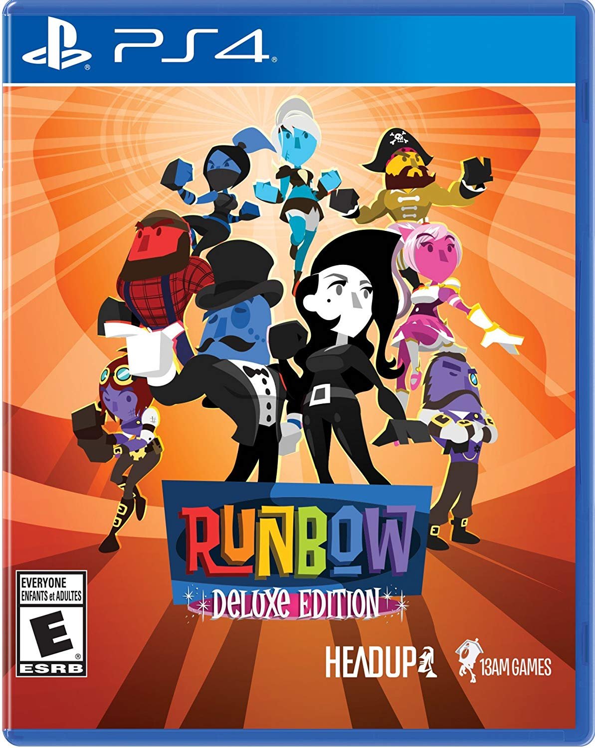 PRODUCT DETAILS 【商品情報】・商品名：Runbow Deluxe Edition - PlayStation 4・対応機種：PlayStation 4（PS4）・仕様：北米版（NTSC-U/C）・言語：英語【コンディション】・海外直輸入品です。・パッケージに輸送によるスレ・小傷がある場合があります。 ■ 北米版ゲームについてのご注意（必ずお読みください） 【北米版 ゲームについてのご注意】こちらの商品は、北米版（海外仕様）のゲームソフトです。・PS4のゲームディスクはリージョンフリーのため、日本国内のPS4本体でもプレイいただけます。・ゲーム内の表示および音声は英語です。日本語には対応しておりません。・追加コンテンツ（DLC）やオンライン機能のご利用には、北米（海外）アカウントが必要となる場合があります。・一部のタイトルでは、お手持ちの本体・環境により正常に動作しない場合があります。・海外版であることを理由とした返品・交換はお受けできません。 ■ ご注意 ・掲載画像は実物に近い色味になるよう調整しておりますが、ご利用の環境により差異が生じる場合があります。・複数店舗で在庫を共有しているため、ご注文後に在庫切れとなる場合がございます。・海外倉庫からのお取り寄せのため、発送までに数日〜2〜3週間程度かかる場合があります。 ■ 納期についてお届けの目安を必ずご確認ください。 ご注意 海外からの輸入品となります。海外輸送のため、外箱に軽微なスレ等がある場合がございますが、商品本体には影響ございません。 ※在庫状況は仕入先の在庫情報をもとに出来る限り正確に表示しておりますが、取寄せ商品のため、タイミングによりご注文後に欠品・キャンセルとなる場合がございます。