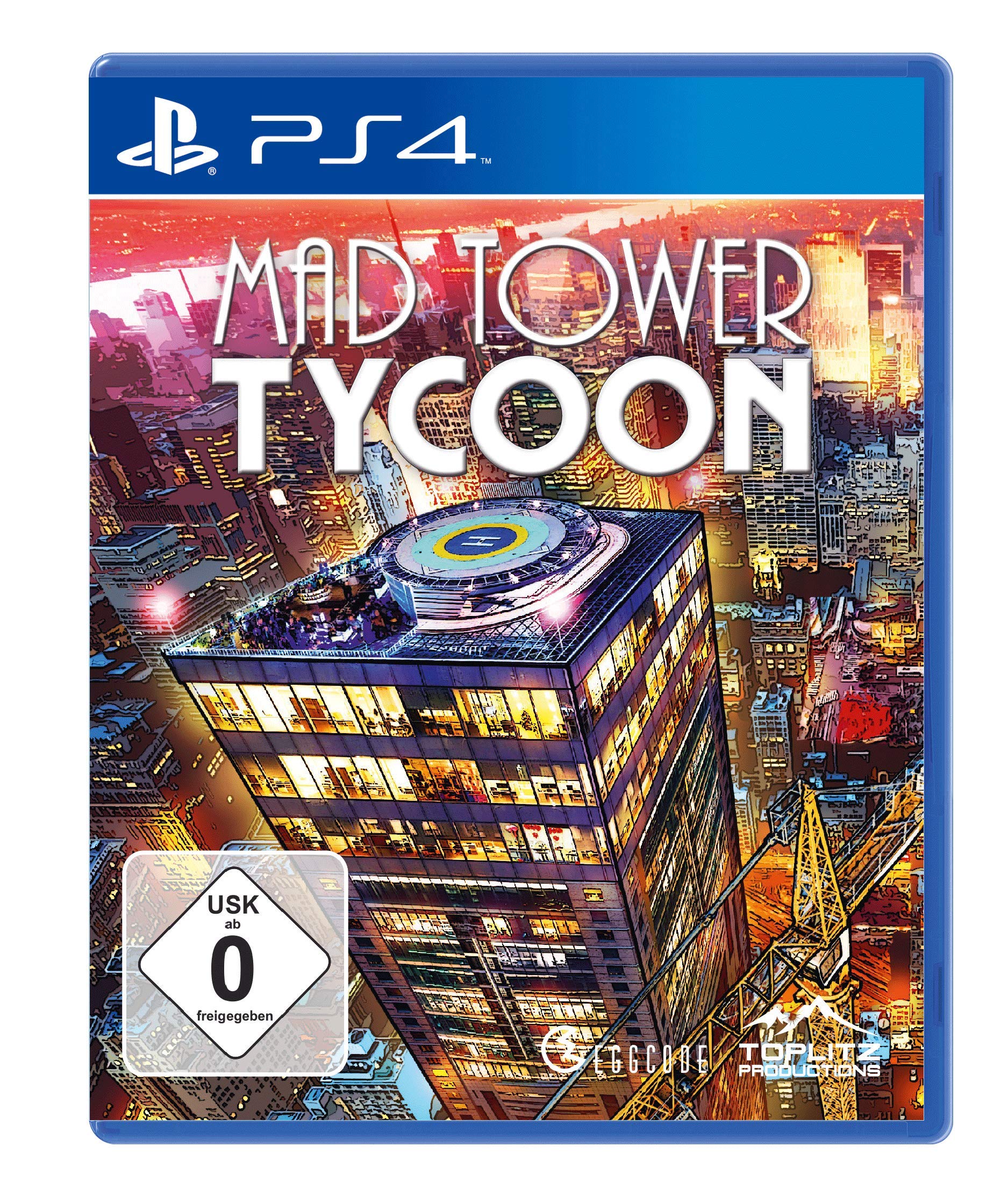 PRODUCT DETAILS 【商品情報】・商品名：Mad Tower Tycoon (PlayStation PS4)・対応機種：PlayStation 4（PS4）・仕様：北米版（NTSC-U/C）・言語：英語【コンディション】・海外直輸入品です。・パッケージに輸送によるスレ・小傷がある場合があります。 ■ 北米版ゲームについてのご注意（必ずお読みください） 【北米版 ゲームについてのご注意】こちらの商品は、北米版（海外仕様）のゲームソフトです。・PS4のゲームディスクはリージョンフリーのため、日本国内のPS4本体でもプレイいただけます。・ゲーム内の表示および音声は英語です。日本語には対応しておりません。・追加コンテンツ（DLC）やオンライン機能のご利用には、北米（海外）アカウントが必要となる場合があります。・一部のタイトルでは、お手持ちの本体・環境により正常に動作しない場合があります。・海外版であることを理由とした返品・交換はお受けできません。 ■ ご注意 ・掲載画像は実物に近い色味になるよう調整しておりますが、ご利用の環境により差異が生じる場合があります。・複数店舗で在庫を共有しているため、ご注文後に在庫切れとなる場合がございます。・海外倉庫からのお取り寄せのため、発送までに数日〜2〜3週間程度かかる場合があります。 ■ 納期についてお届けの目安を必ずご確認ください。 ご注意 海外からの輸入品となります。海外輸送のため、外箱に軽微なスレ等がある場合がございますが、商品本体には影響ございません。 ※在庫状況は仕入先の在庫情報をもとに出来る限り正確に表示しておりますが、取寄せ商品のため、タイミングによりご注文後に欠品・キャンセルとなる場合がございます。