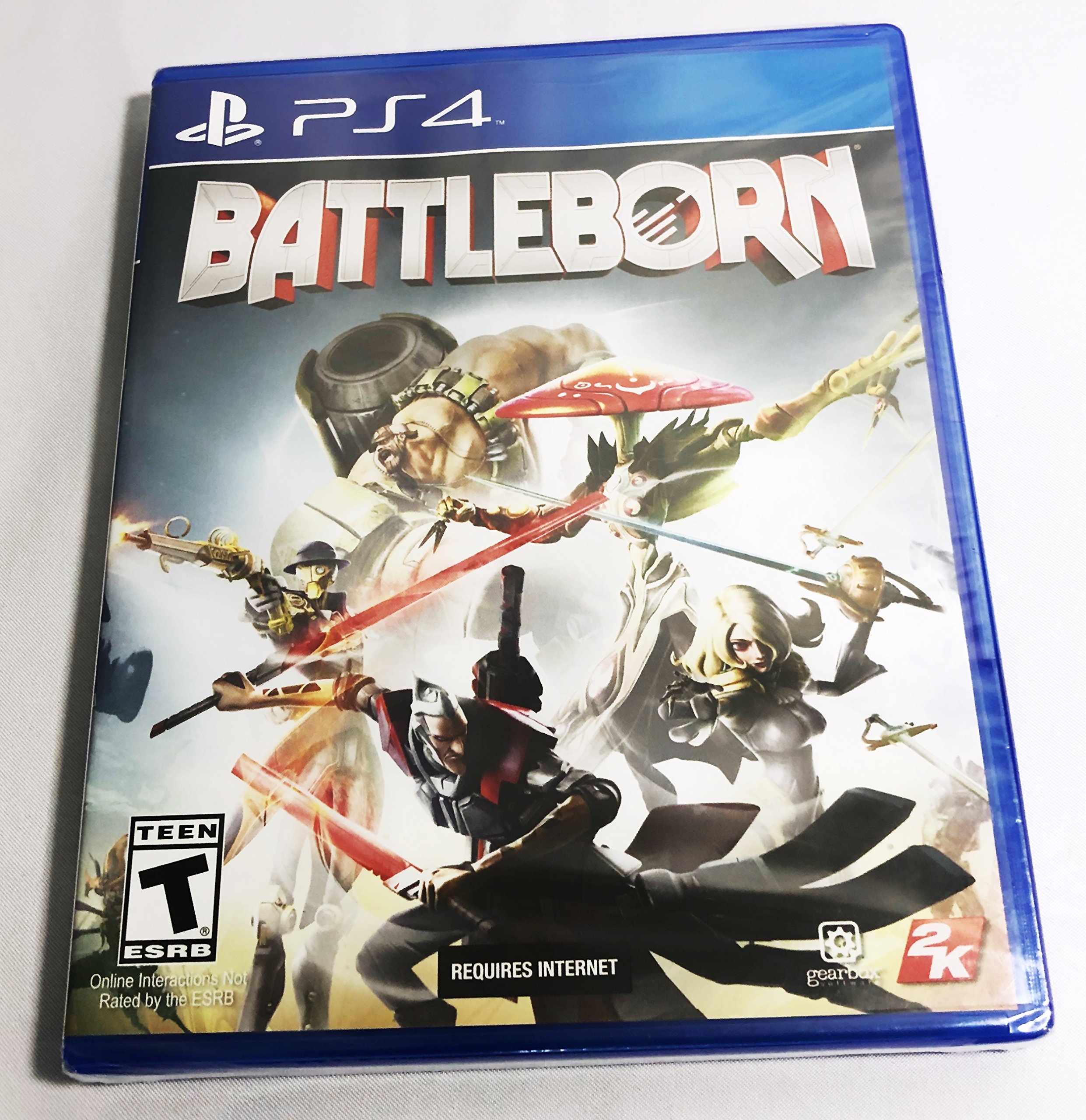 Battle Born For PS4 | 2016 | Playstation 4 | Electronic Art's| Dual Shock 4 | 1-10 Players| Remote Play/Online Play | English-USA Version| 2k/Take 2 Video Games | From The Creators Of Borderlands| New 北米版 PS4 プレイステーション4 海外版ソフト