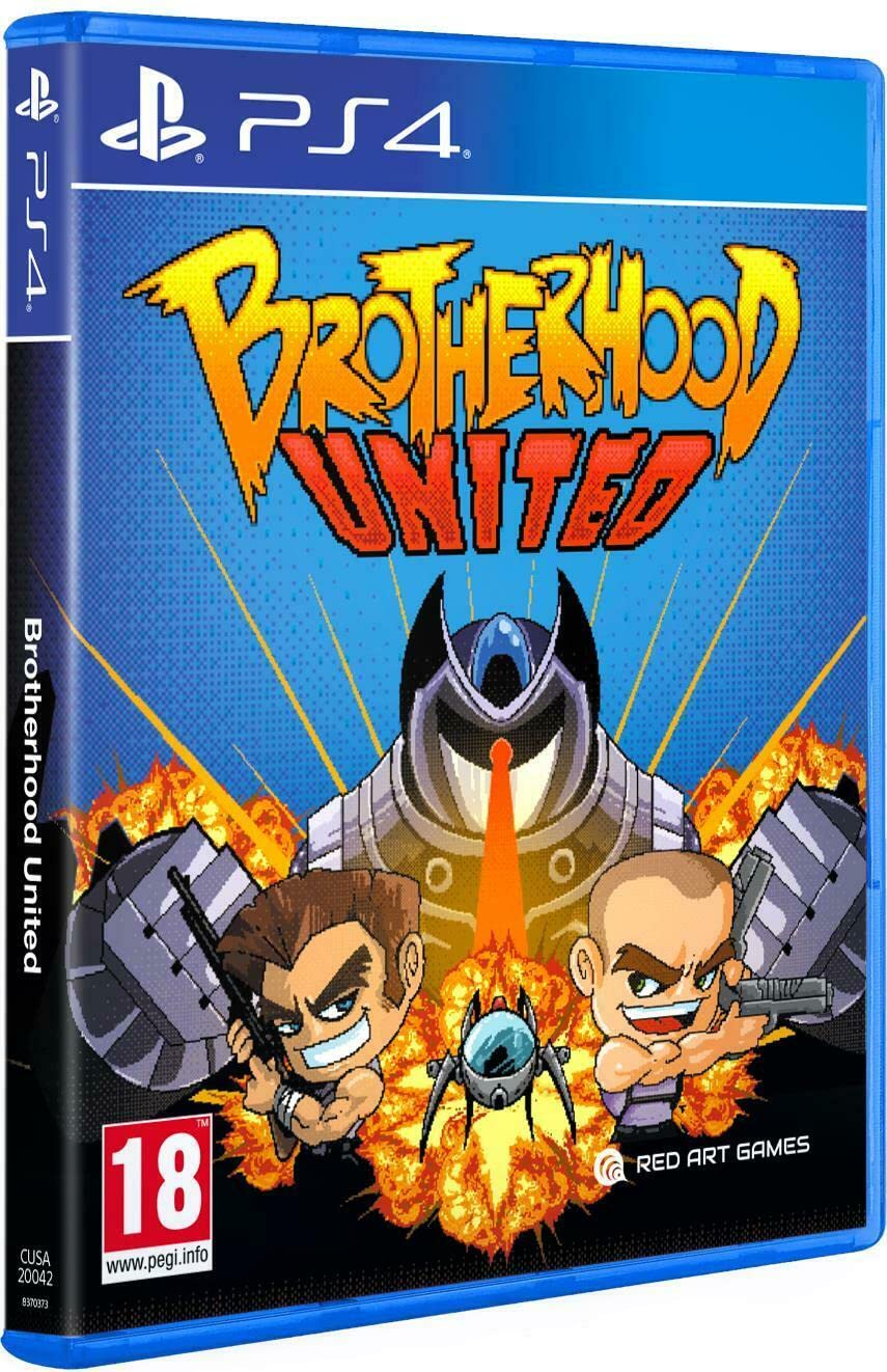 PRODUCT DETAILS 【商品情報】・商品名：Brotherhood United - PlayStation 4・対応機種：PlayStation 4（PS4）・仕様：北米版（NTSC-U/C）・言語：英語【コンディション】・海外直輸入品です。・パッケージに輸送によるスレ・小傷がある場合があります。 ■ 北米版ゲームについてのご注意（必ずお読みください） 【北米版 ゲームについてのご注意】こちらの商品は、北米版（海外仕様）のゲームソフトです。・PS4のゲームディスクはリージョンフリーのため、日本国内のPS4本体でもプレイいただけます。・ゲーム内の表示および音声は英語です。日本語には対応しておりません。・追加コンテンツ（DLC）やオンライン機能のご利用には、北米（海外）アカウントが必要となる場合があります。・一部のタイトルでは、お手持ちの本体・環境により正常に動作しない場合があります。・海外版であることを理由とした返品・交換はお受けできません。 ■ ご注意 ・掲載画像は実物に近い色味になるよう調整しておりますが、ご利用の環境により差異が生じる場合があります。・複数店舗で在庫を共有しているため、ご注文後に在庫切れとなる場合がございます。・海外倉庫からのお取り寄せのため、発送までに数日〜2〜3週間程度かかる場合があります。 ■ 納期についてお届けの目安を必ずご確認ください。 ご注意 海外からの輸入品となります。海外輸送のため、外箱に軽微なスレ等がある場合がございますが、商品本体には影響ございません。 ※在庫状況は仕入先の在庫情報をもとに出来る限り正確に表示しておりますが、取寄せ商品のため、タイミングによりご注文後に欠品・キャンセルとなる場合がございます。
