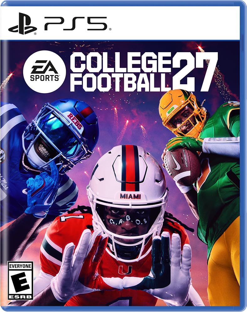 PRODUCT DETAILS 【商品情報】・商品名：EA SPORTS College Football 27 - Standard Edition PS5 |Disc I VideoGame・対応機種：PlayStation 5（PS5）・仕様：北米版・言語：英語【コンディション】・海外直輸入品です。・パッケージに輸送によるスレ・小傷がある場合があります。 ■ 北米版ゲームについてのご注意（必ずお読みください） 【北米版 ゲームについてのご注意】こちらの商品は、北米版（海外仕様）のゲームソフトです。・PS5のゲームディスクはリージョンフリーのため、日本国内のPS5本体でもプレイいただけます。・ディスク版のため、ディスクドライブ非搭載のPS5 Digital Editionではご利用いただけません。・ゲーム内の表示および音声は英語です。日本語には対応しておりません。・追加コンテンツ（DLC）やオンライン機能のご利用には、北米（海外）アカウントが必要となる場合があります。・一部のタイトルでは、お手持ちの本体・環境により正常に動作しない場合があります。・海外版であることを理由とした返品・交換はお受けできません。 ■ ご注意 ・掲載画像は実物に近い色味になるよう調整しておりますが、ご利用の環境により差異が生じる場合があります。・複数店舗で在庫を共有しているため、ご注文後に在庫切れとなる場合がございます。・海外倉庫からのお取り寄せのため、発送までに数日〜2〜3週間程度かかる場合があります。 ■ 納期についてお届けの目安を必ずご確認ください。 ご注意 海外からの輸入品となります。海外輸送のため、外箱に軽微なスレ等がある場合がございますが、商品本体には影響ございません。 ※在庫状況は仕入先の在庫情報をもとに出来る限り正確に表示しておりますが、取寄せ商品のため、タイミングによりご注文後に欠品・キャンセルとなる場合がございます。