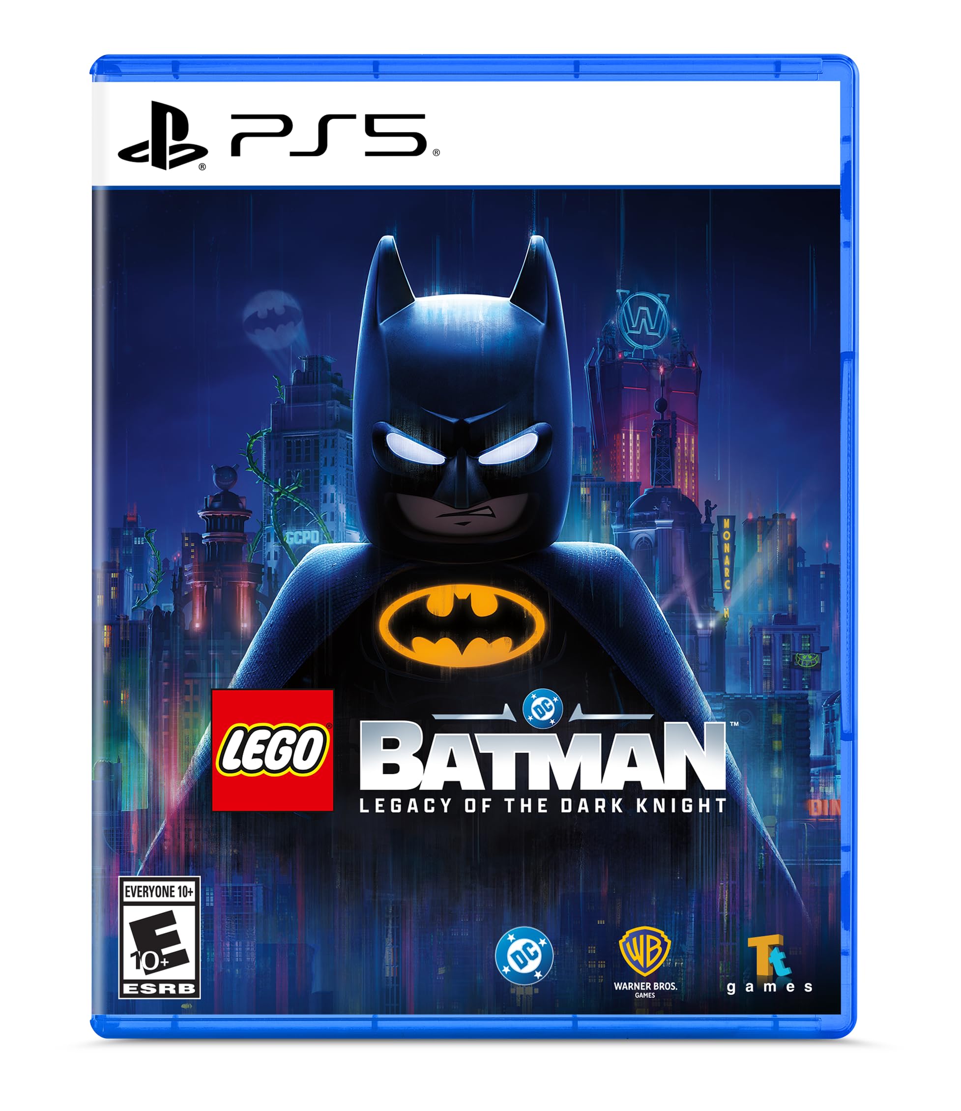 PRODUCT DETAILS 【商品情報】・商品名：LEGO Batman: Legacy of the Dark Knight - PlayStation 5・対応機種：PlayStation 5（PS5）・仕様：北米版・言語：英語【コンディション】・海外直輸入品です。・パッケージに輸送によるスレ・小傷がある場合があります。 ■ 北米版ゲームについてのご注意（必ずお読みください） 【北米版 ゲームについてのご注意】こちらの商品は、北米版（海外仕様）のゲームソフトです。・PS5のゲームディスクはリージョンフリーのため、日本国内のPS5本体でもプレイいただけます。・ディスク版のため、ディスクドライブ非搭載のPS5 Digital Editionではご利用いただけません。・ゲーム内の表示および音声は英語です。日本語には対応しておりません。・追加コンテンツ（DLC）やオンライン機能のご利用には、北米（海外）アカウントが必要となる場合があります。・一部のタイトルでは、お手持ちの本体・環境により正常に動作しない場合があります。・海外版であることを理由とした返品・交換はお受けできません。 ■ ご注意 ・掲載画像は実物に近い色味になるよう調整しておりますが、ご利用の環境により差異が生じる場合があります。・複数店舗で在庫を共有しているため、ご注文後に在庫切れとなる場合がございます。・海外倉庫からのお取り寄せのため、発送までに数日〜2〜3週間程度かかる場合があります。 ■ 納期についてお届けの目安を必ずご確認ください。 ご注意 海外からの輸入品となります。海外輸送のため、外箱に軽微なスレ等がある場合がございますが、商品本体には影響ございません。 ※在庫状況は仕入先の在庫情報をもとに出来る限り正確に表示しておりますが、取寄せ商品のため、タイミングによりご注文後に欠品・キャンセルとなる場合がございます。
