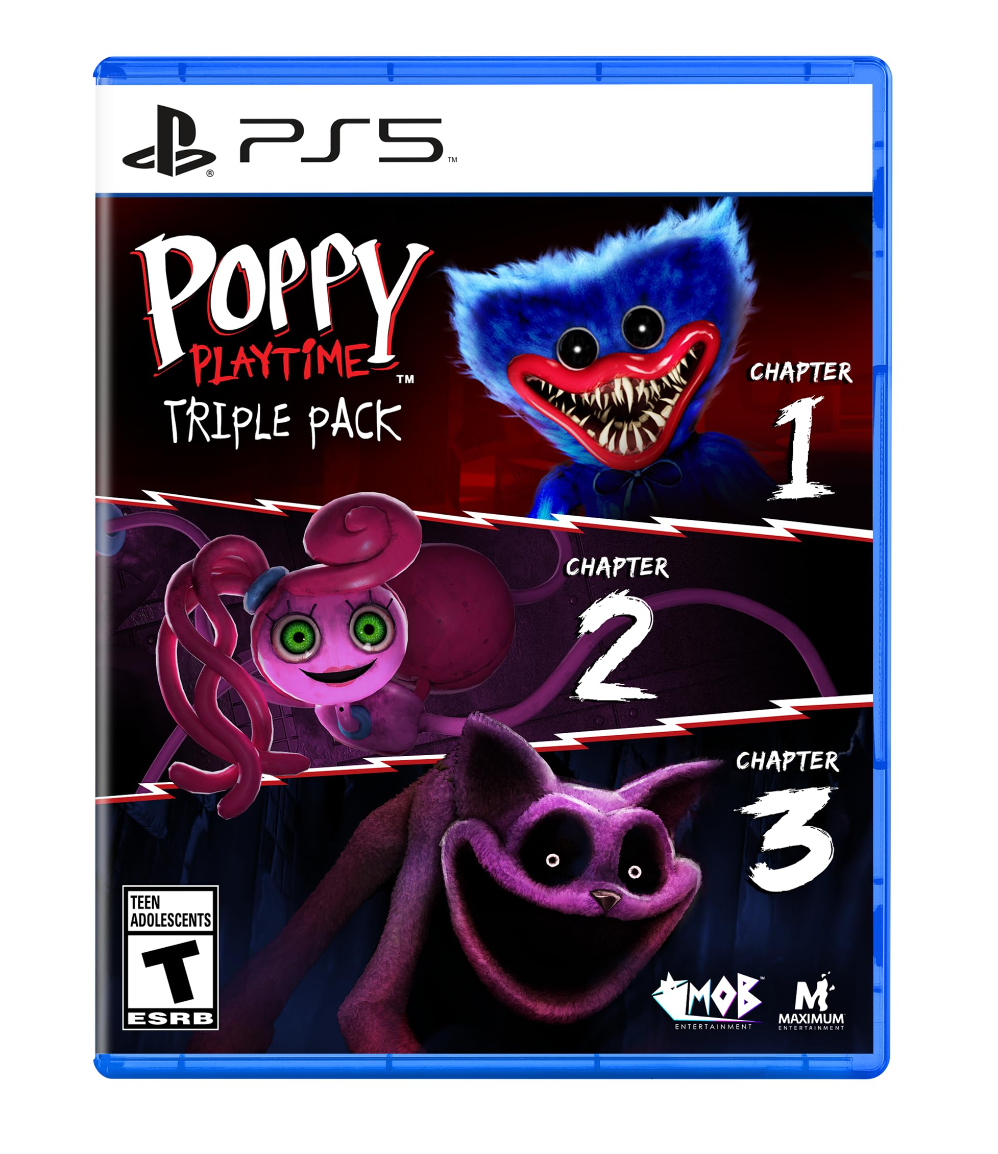 PRODUCT DETAILS 【商品情報】・商品名：Poppy Playtime Triple Pack PS5・対応機種：PlayStation 5（PS5）・仕様：北米版・言語：英語【コンディション】・海外直輸入品です。・パッケージに輸送によるスレ・小傷がある場合があります。 ■ 北米版ゲームについてのご注意（必ずお読みください） 【北米版 ゲームについてのご注意】こちらの商品は、北米版（海外仕様）のゲームソフトです。・PS5のゲームディスクはリージョンフリーのため、日本国内のPS5本体でもプレイいただけます。・ディスク版のため、ディスクドライブ非搭載のPS5 Digital Editionではご利用いただけません。・ゲーム内の表示および音声は英語です。日本語には対応しておりません。・追加コンテンツ（DLC）やオンライン機能のご利用には、北米（海外）アカウントが必要となる場合があります。・一部のタイトルでは、お手持ちの本体・環境により正常に動作しない場合があります。・海外版であることを理由とした返品・交換はお受けできません。 ■ ご注意 ・掲載画像は実物に近い色味になるよう調整しておりますが、ご利用の環境により差異が生じる場合があります。・複数店舗で在庫を共有しているため、ご注文後に在庫切れとなる場合がございます。・海外倉庫からのお取り寄せのため、発送までに数日〜2〜3週間程度かかる場合があります。 ■ 納期についてお届けの目安を必ずご確認ください。 ご注意 海外からの輸入品となります。海外輸送のため、外箱に軽微なスレ等がある場合がございますが、商品本体には影響ございません。 ※在庫状況は仕入先の在庫情報をもとに出来る限り正確に表示しておりますが、取寄せ商品のため、タイミングによりご注文後に欠品・キャンセルとなる場合がございます。
