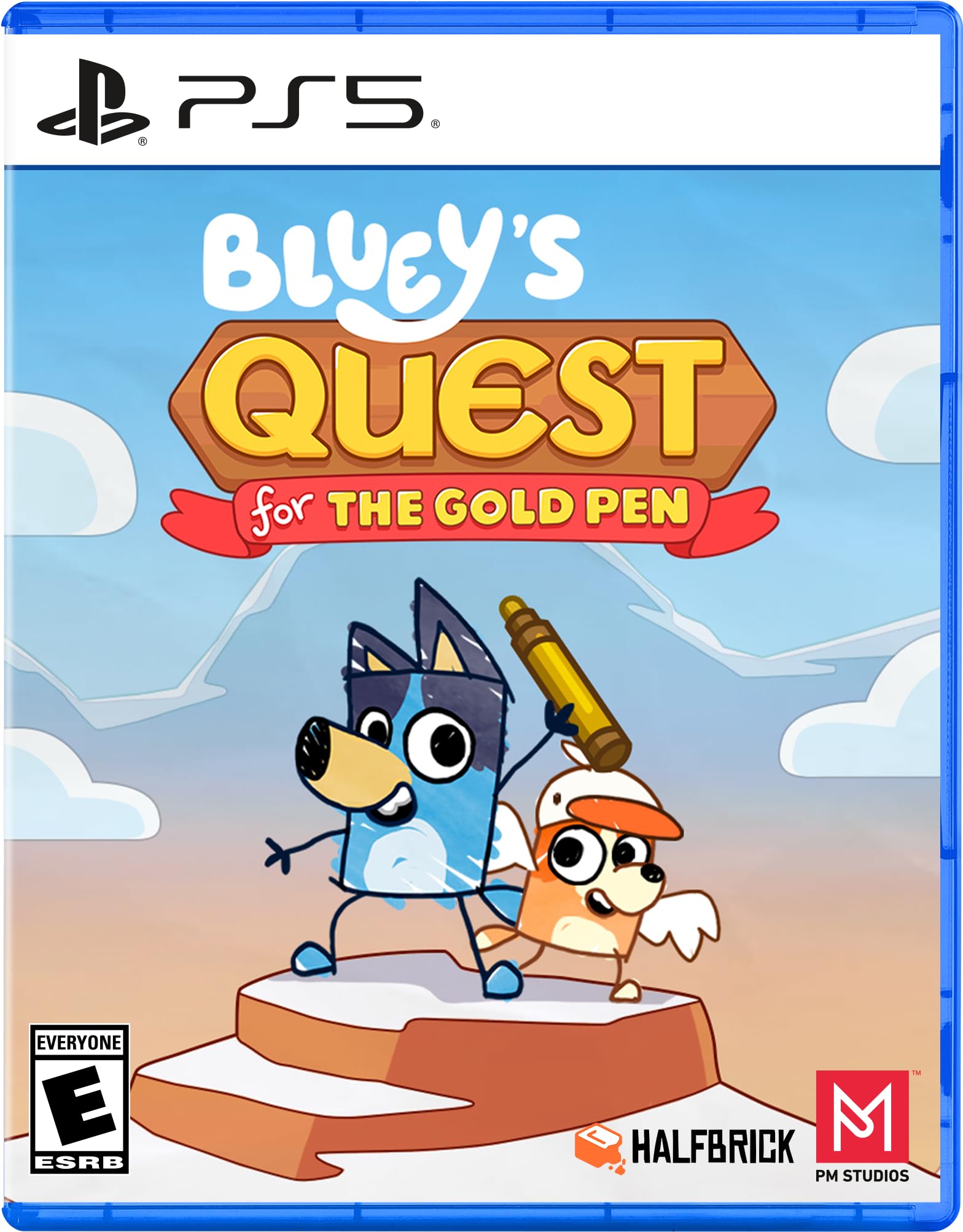 Bluey's Quest for The Gold Pen - PlayStation 5 北米版 PS5 プレイステーション5 海外版ソフト