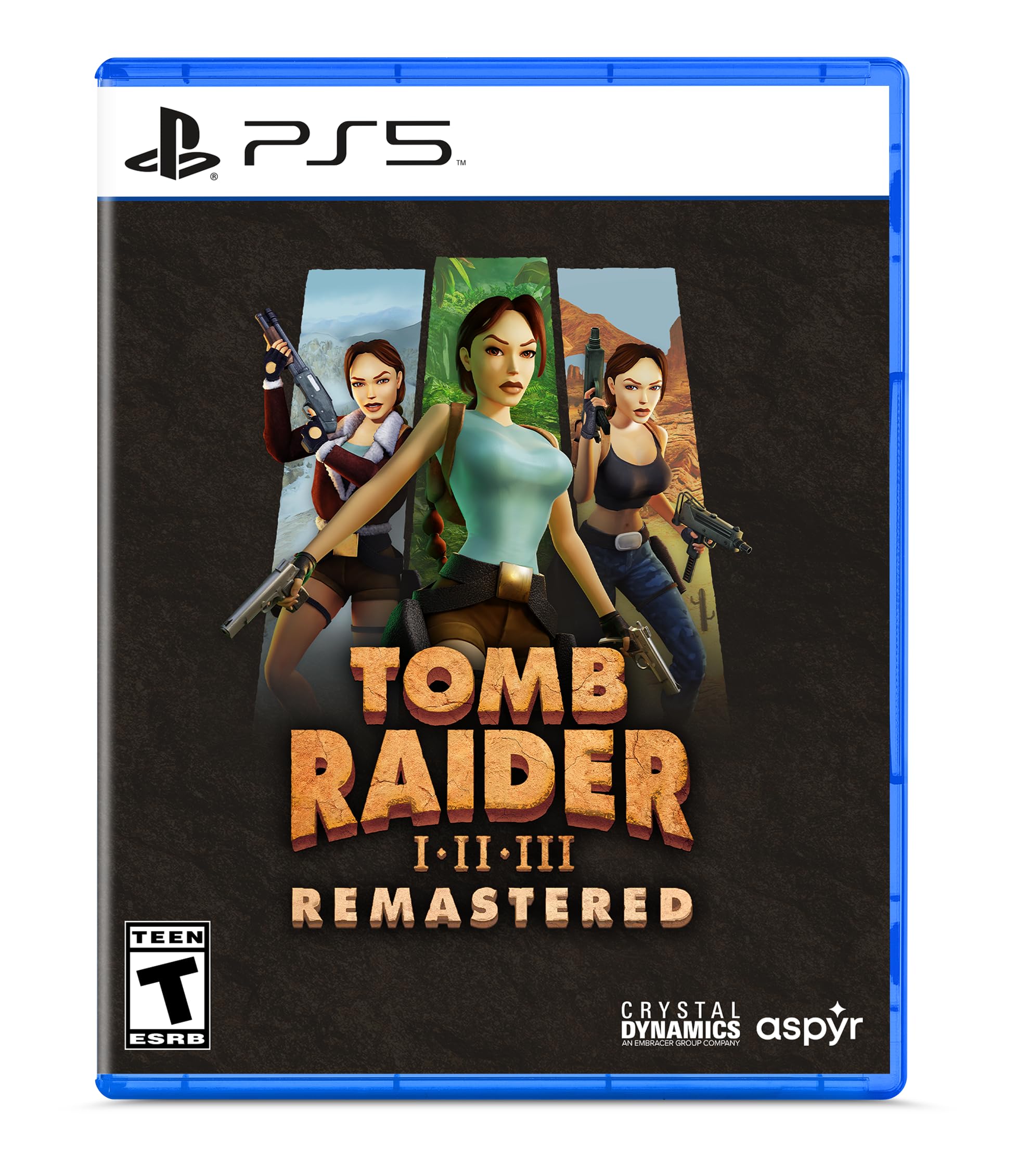 Tomb Raider I-III Remastered Starring Lara Croft - PlayStation 5 北米版 PS5 プレイステーション5 海外版ソフト