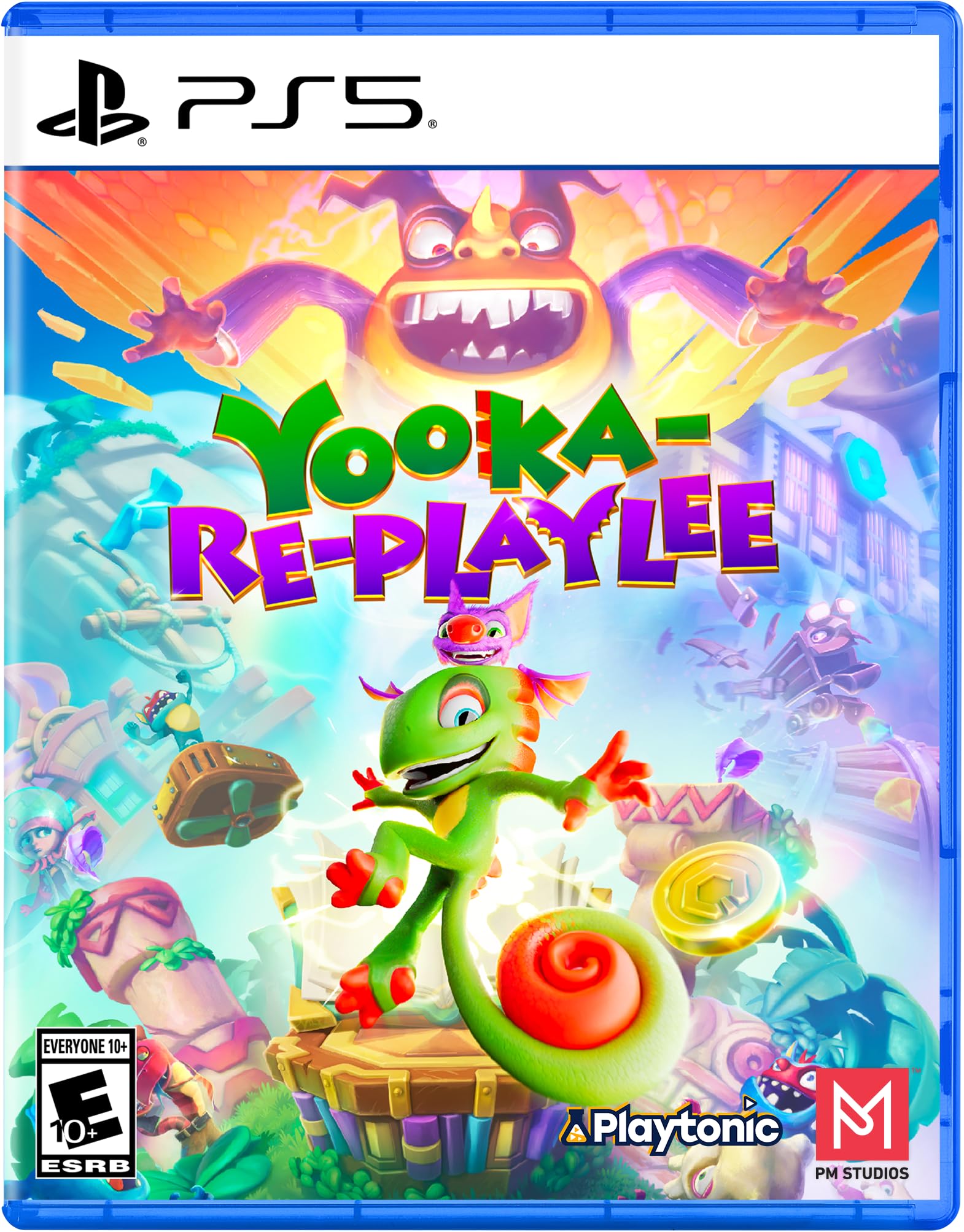 PRODUCT DETAILS 【商品情報】・商品名：Yooka-Replaylee - PlayStation 5・対応機種：PlayStation 5（PS5）・仕様：北米版・言語：英語【コンディション】・海外直輸入品です。・パッケージに輸送によるスレ・小傷がある場合があります。 ■ 北米版ゲームについてのご注意（必ずお読みください） 【北米版 ゲームについてのご注意】こちらの商品は、北米版（海外仕様）のゲームソフトです。・PS5のゲームディスクはリージョンフリーのため、日本国内のPS5本体でもプレイいただけます。・ディスク版のため、ディスクドライブ非搭載のPS5 Digital Editionではご利用いただけません。・ゲーム内の表示および音声は英語です。日本語には対応しておりません。・追加コンテンツ（DLC）やオンライン機能のご利用には、北米（海外）アカウントが必要となる場合があります。・一部のタイトルでは、お手持ちの本体・環境により正常に動作しない場合があります。・海外版であることを理由とした返品・交換はお受けできません。 ■ ご注意 ・掲載画像は実物に近い色味になるよう調整しておりますが、ご利用の環境により差異が生じる場合があります。・複数店舗で在庫を共有しているため、ご注文後に在庫切れとなる場合がございます。・海外倉庫からのお取り寄せのため、発送までに数日〜2〜3週間程度かかる場合があります。 ■ 納期についてお届けの目安を必ずご確認ください。 ご注意 海外からの輸入品となります。海外輸送のため、外箱に軽微なスレ等がある場合がございますが、商品本体には影響ございません。 ※在庫状況は仕入先の在庫情報をもとに出来る限り正確に表示しておりますが、取寄せ商品のため、タイミングによりご注文後に欠品・キャンセルとなる場合がございます。