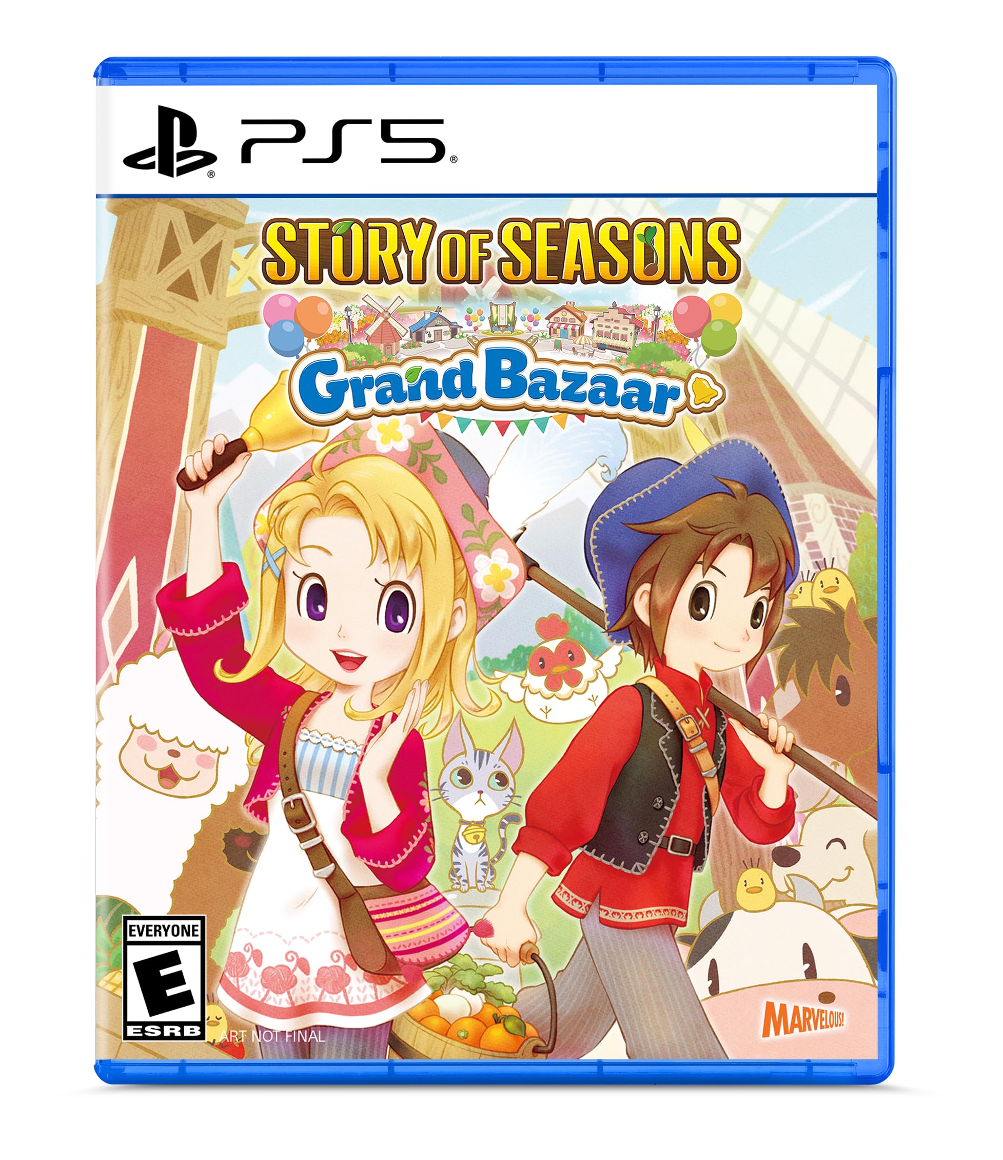 STORY OF SEASONS: Grand Bazaar - PlayStation 5, AMAZON-EXCLUSIVE 北米版 PS5 プレイステーション5 海外版ソフト