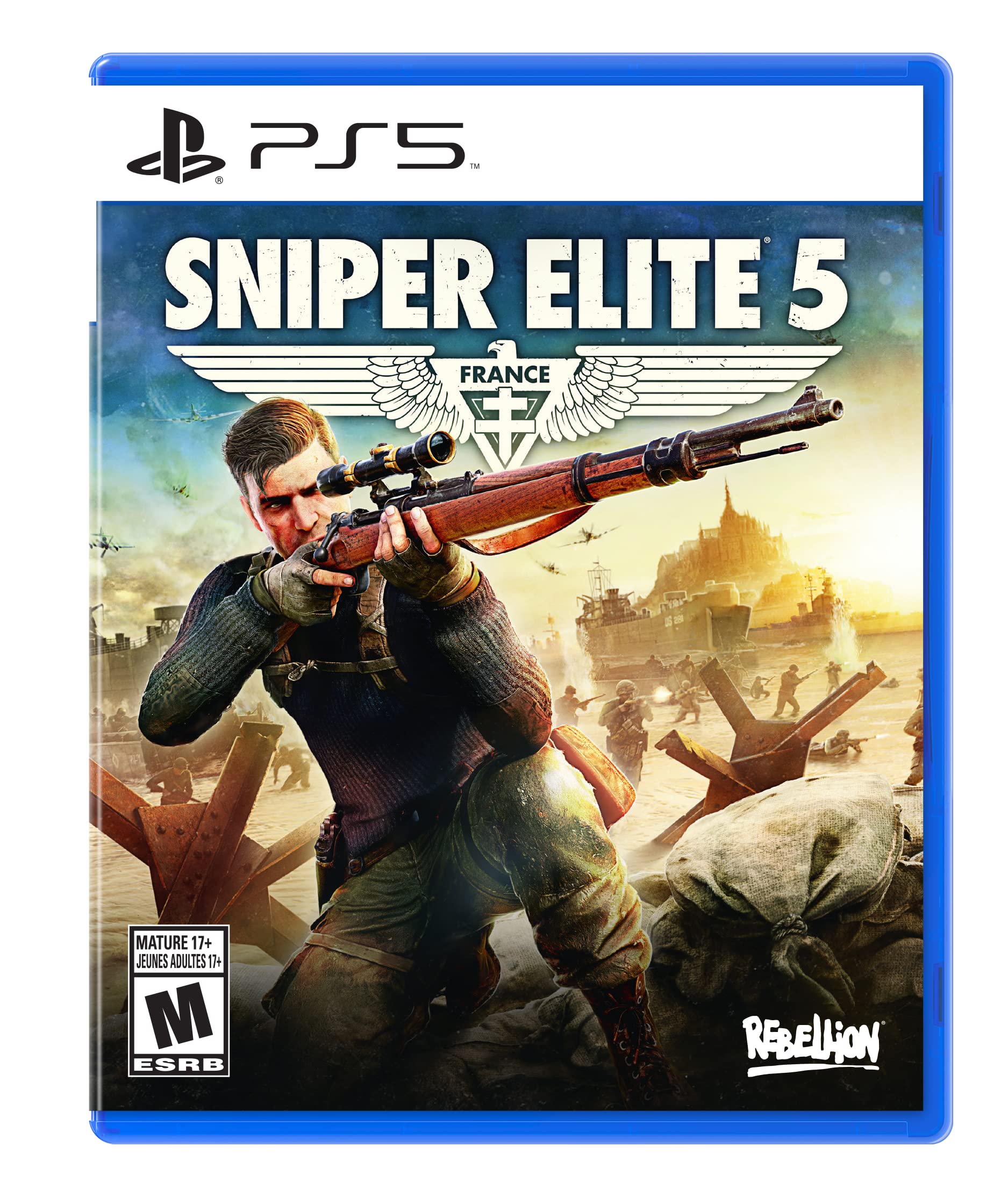 PRODUCT DETAILS 【商品情報】・商品名：Sniper Elite 5 - PlayStation 5・対応機種：PlayStation 5（PS5）・仕様：北米版・言語：英語【コンディション】・海外直輸入品です。・パッケージに輸送によるスレ・小傷がある場合があります。 ■ 北米版ゲームについてのご注意（必ずお読みください） 【北米版 ゲームについてのご注意】こちらの商品は、北米版（海外仕様）のゲームソフトです。・PS5のゲームディスクはリージョンフリーのため、日本国内のPS5本体でもプレイいただけます。・ディスク版のため、ディスクドライブ非搭載のPS5 Digital Editionではご利用いただけません。・ゲーム内の表示および音声は英語です。日本語には対応しておりません。・追加コンテンツ（DLC）やオンライン機能のご利用には、北米（海外）アカウントが必要となる場合があります。・一部のタイトルでは、お手持ちの本体・環境により正常に動作しない場合があります。・海外版であることを理由とした返品・交換はお受けできません。 ■ ご注意 ・掲載画像は実物に近い色味になるよう調整しておりますが、ご利用の環境により差異が生じる場合があります。・複数店舗で在庫を共有しているため、ご注文後に在庫切れとなる場合がございます。・海外倉庫からのお取り寄せのため、発送までに数日〜2〜3週間程度かかる場合があります。 ■ 納期についてお届けの目安を必ずご確認ください。 ご注意 海外からの輸入品となります。海外輸送のため、外箱に軽微なスレ等がある場合がございますが、商品本体には影響ございません。 ※在庫状況は仕入先の在庫情報をもとに出来る限り正確に表示しておりますが、取寄せ商品のため、タイミングによりご注文後に欠品・キャンセルとなる場合がございます。