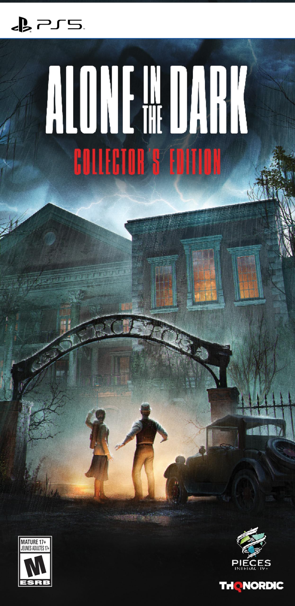 PRODUCT DETAILS 【商品情報】・商品名：Alone in the Dark Collector's Edition - PlayStation 5・対応機種：PlayStation 5（PS5）・仕様：北米版・言語：英語【コンディション】・海外直輸入品です。・パッケージに輸送によるスレ・小傷がある場合があります。 ■ 北米版ゲームについてのご注意（必ずお読みください） 【北米版 ゲームについてのご注意】こちらの商品は、北米版（海外仕様）のゲームソフトです。・PS5のゲームディスクはリージョンフリーのため、日本国内のPS5本体でもプレイいただけます。・ディスク版のため、ディスクドライブ非搭載のPS5 Digital Editionではご利用いただけません。・ゲーム内の表示および音声は英語です。日本語には対応しておりません。・追加コンテンツ（DLC）やオンライン機能のご利用には、北米（海外）アカウントが必要となる場合があります。・一部のタイトルでは、お手持ちの本体・環境により正常に動作しない場合があります。・海外版であることを理由とした返品・交換はお受けできません。 ■ ご注意 ・掲載画像は実物に近い色味になるよう調整しておりますが、ご利用の環境により差異が生じる場合があります。・複数店舗で在庫を共有しているため、ご注文後に在庫切れとなる場合がございます。・海外倉庫からのお取り寄せのため、発送までに数日〜2〜3週間程度かかる場合があります。 ■ 納期についてお届けの目安を必ずご確認ください。 ご注意 海外からの輸入品となります。海外輸送のため、外箱に軽微なスレ等がある場合がございますが、商品本体には影響ございません。 ※在庫状況は仕入先の在庫情報をもとに出来る限り正確に表示しておりますが、取寄せ商品のため、タイミングによりご注文後に欠品・キャンセルとなる場合がございます。