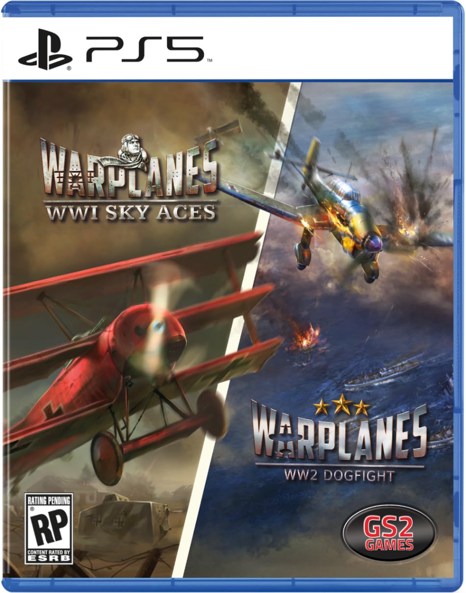 Warplanes WWI Sky Aces + WW2 Dogfight - PlayStation 5 北米版 PS5 プレイステーション5 海外版ソフト