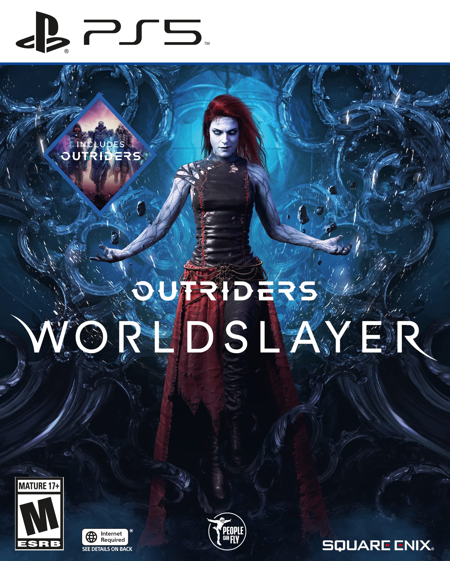 PRODUCT DETAILS 【商品情報】・商品名：Outriders: Worldslayer - PlayStation 5 [Base Game Included]・対応機種：PlayStation 5（PS5）・仕様：北米版・言語：英語【コンディション】・海外直輸入品です。・パッケージに輸送によるスレ・小傷がある場合があります。 ■ 北米版ゲームについてのご注意（必ずお読みください） 【北米版 ゲームについてのご注意】こちらの商品は、北米版（海外仕様）のゲームソフトです。・PS5のゲームディスクはリージョンフリーのため、日本国内のPS5本体でもプレイいただけます。・ディスク版のため、ディスクドライブ非搭載のPS5 Digital Editionではご利用いただけません。・ゲーム内の表示および音声は英語です。日本語には対応しておりません。・追加コンテンツ（DLC）やオンライン機能のご利用には、北米（海外）アカウントが必要となる場合があります。・一部のタイトルでは、お手持ちの本体・環境により正常に動作しない場合があります。・海外版であることを理由とした返品・交換はお受けできません。 ■ ご注意 ・掲載画像は実物に近い色味になるよう調整しておりますが、ご利用の環境により差異が生じる場合があります。・複数店舗で在庫を共有しているため、ご注文後に在庫切れとなる場合がございます。・海外倉庫からのお取り寄せのため、発送までに数日〜2〜3週間程度かかる場合があります。 ■ 納期についてお届けの目安を必ずご確認ください。 ご注意 海外からの輸入品となります。海外輸送のため、外箱に軽微なスレ等がある場合がございますが、商品本体には影響ございません。 ※在庫状況は仕入先の在庫情報をもとに出来る限り正確に表示しておりますが、取寄せ商品のため、タイミングによりご注文後に欠品・キャンセルとなる場合がございます。