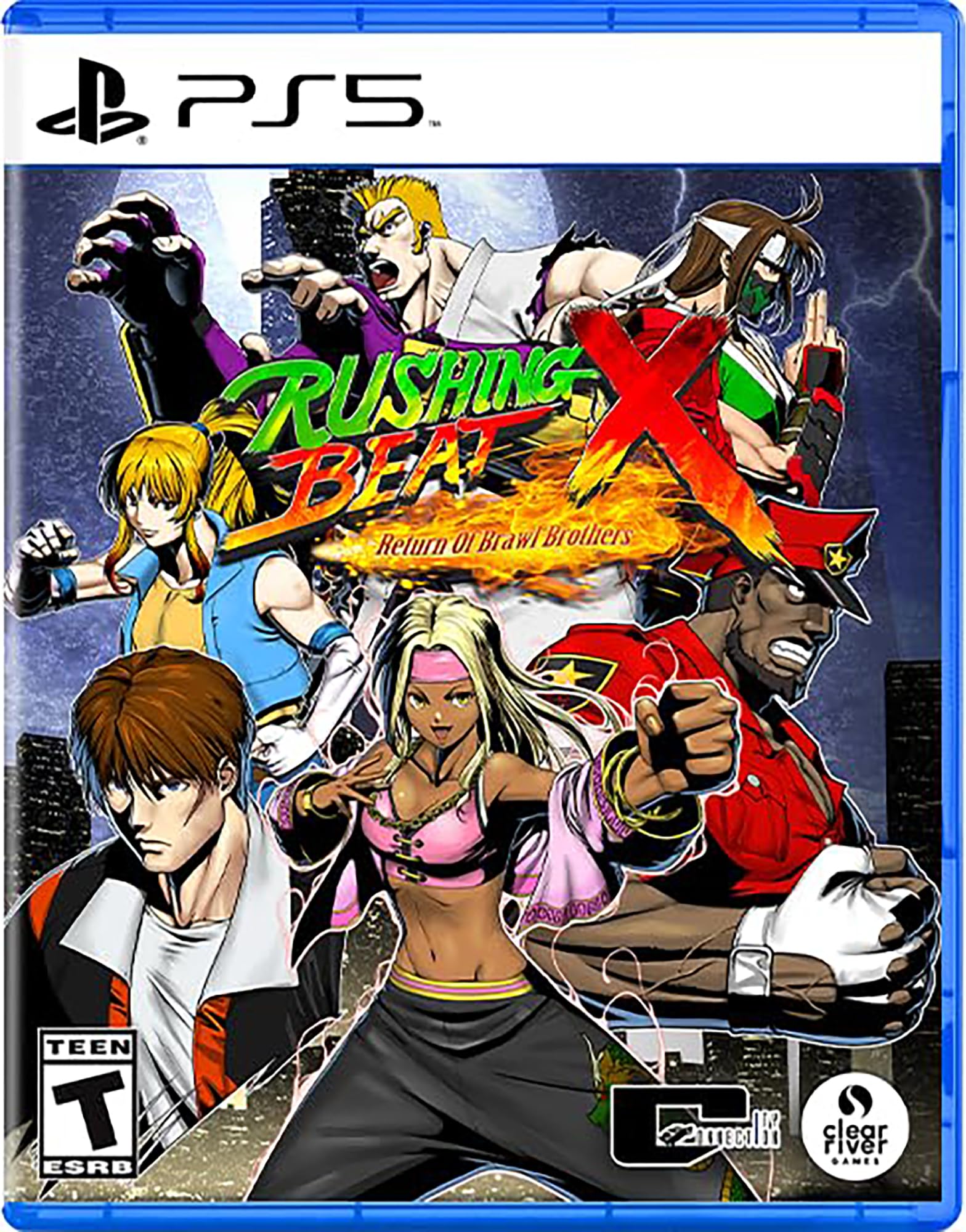 PRODUCT DETAILS 【商品情報】・商品名：Rushing Beat X: Return of Brawl Brothers - PlayStation 5・対応機種：PlayStation 5（PS5）・仕様：北米版・言語：英語【コンディション】・海外直輸入品です。・パッケージに輸送によるスレ・小傷がある場合があります。 ■ 北米版ゲームについてのご注意（必ずお読みください） 【北米版 ゲームについてのご注意】こちらの商品は、北米版（海外仕様）のゲームソフトです。・PS5のゲームディスクはリージョンフリーのため、日本国内のPS5本体でもプレイいただけます。・ディスク版のため、ディスクドライブ非搭載のPS5 Digital Editionではご利用いただけません。・ゲーム内の表示および音声は英語です。日本語には対応しておりません。・追加コンテンツ（DLC）やオンライン機能のご利用には、北米（海外）アカウントが必要となる場合があります。・一部のタイトルでは、お手持ちの本体・環境により正常に動作しない場合があります。・海外版であることを理由とした返品・交換はお受けできません。 ■ ご注意 ・掲載画像は実物に近い色味になるよう調整しておりますが、ご利用の環境により差異が生じる場合があります。・複数店舗で在庫を共有しているため、ご注文後に在庫切れとなる場合がございます。・海外倉庫からのお取り寄せのため、発送までに数日〜2〜3週間程度かかる場合があります。 ■ 納期についてお届けの目安を必ずご確認ください。 ご注意 海外からの輸入品となります。海外輸送のため、外箱に軽微なスレ等がある場合がございますが、商品本体には影響ございません。 ※在庫状況は仕入先の在庫情報をもとに出来る限り正確に表示しておりますが、取寄せ商品のため、タイミングによりご注文後に欠品・キャンセルとなる場合がございます。