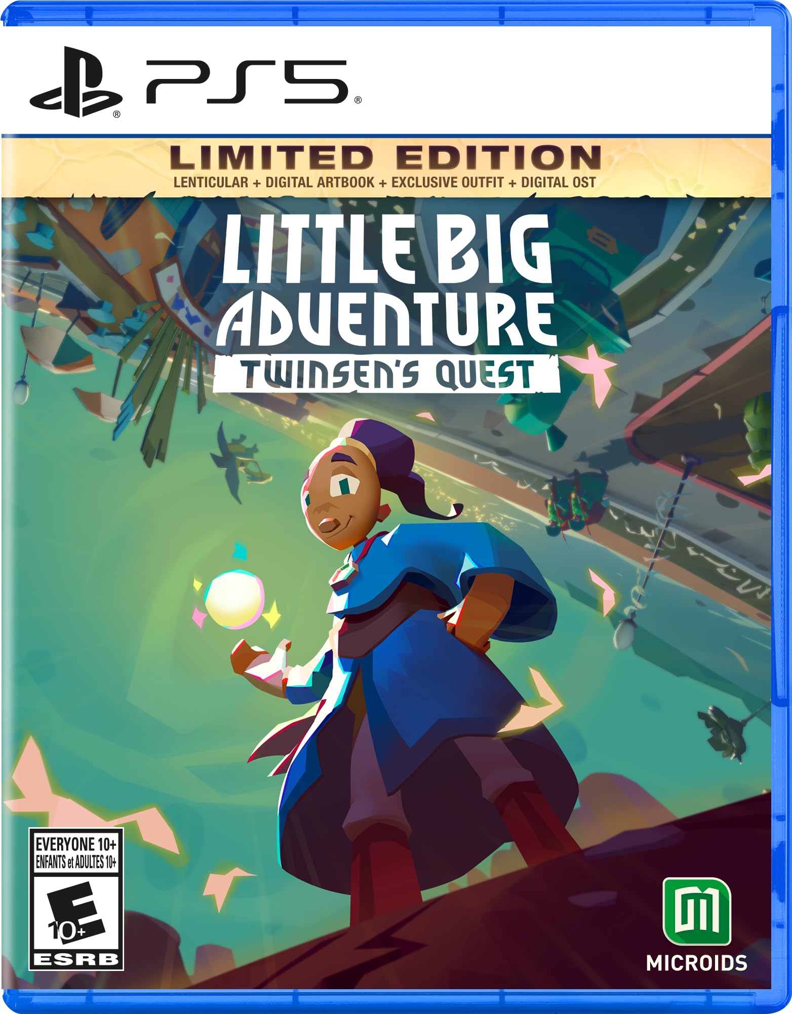 PRODUCT DETAILS 【商品情報】・商品名：Little Big Adventure - Twinsen's Quest Limited Edition - PlayStation 5・対応機種：PlayStation 5（PS5）・仕様：北米版・言語：英語【コンディション】・海外直輸入品です。・パッケージに輸送によるスレ・小傷がある場合があります。 ■ 北米版ゲームについてのご注意（必ずお読みください） 【北米版 ゲームについてのご注意】こちらの商品は、北米版（海外仕様）のゲームソフトです。・PS5のゲームディスクはリージョンフリーのため、日本国内のPS5本体でもプレイいただけます。・ディスク版のため、ディスクドライブ非搭載のPS5 Digital Editionではご利用いただけません。・ゲーム内の表示および音声は英語です。日本語には対応しておりません。・追加コンテンツ（DLC）やオンライン機能のご利用には、北米（海外）アカウントが必要となる場合があります。・一部のタイトルでは、お手持ちの本体・環境により正常に動作しない場合があります。・海外版であることを理由とした返品・交換はお受けできません。 ■ ご注意 ・掲載画像は実物に近い色味になるよう調整しておりますが、ご利用の環境により差異が生じる場合があります。・複数店舗で在庫を共有しているため、ご注文後に在庫切れとなる場合がございます。・海外倉庫からのお取り寄せのため、発送までに数日〜2〜3週間程度かかる場合があります。 ■ 納期についてお届けの目安を必ずご確認ください。 ご注意 海外からの輸入品となります。海外輸送のため、外箱に軽微なスレ等がある場合がございますが、商品本体には影響ございません。 ※在庫状況は仕入先の在庫情報をもとに出来る限り正確に表示しておりますが、取寄せ商品のため、タイミングによりご注文後に欠品・キャンセルとなる場合がございます。