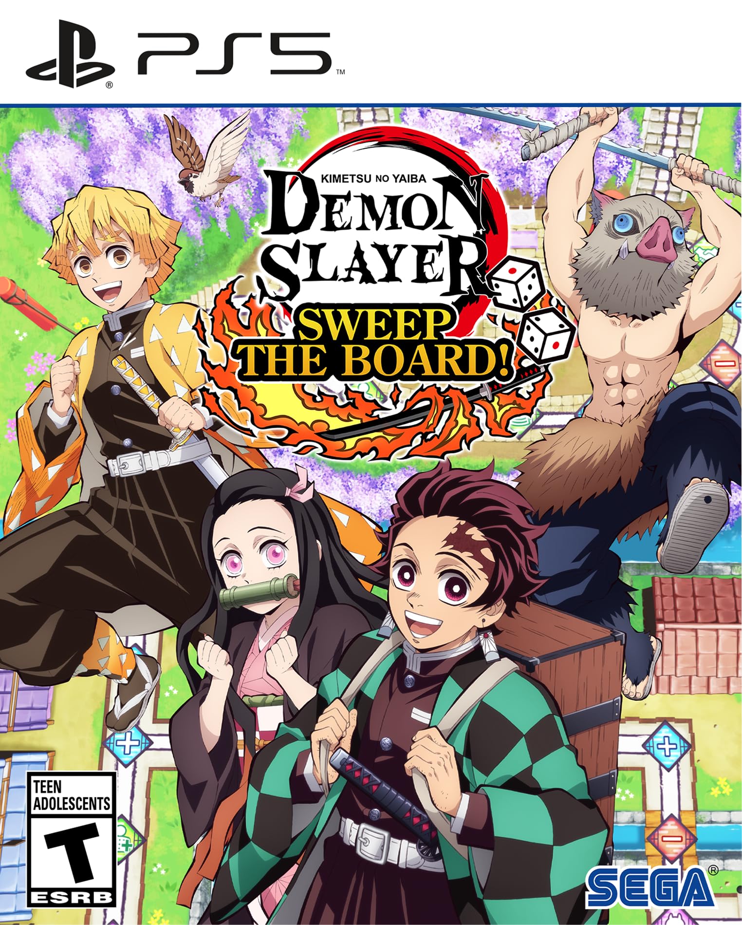 Demon Slayer -Kimetsu no Yaiba- Sweep the Board! - PlayStation 5 北米版 PS5 プレイステーション5 海外版ソフト
